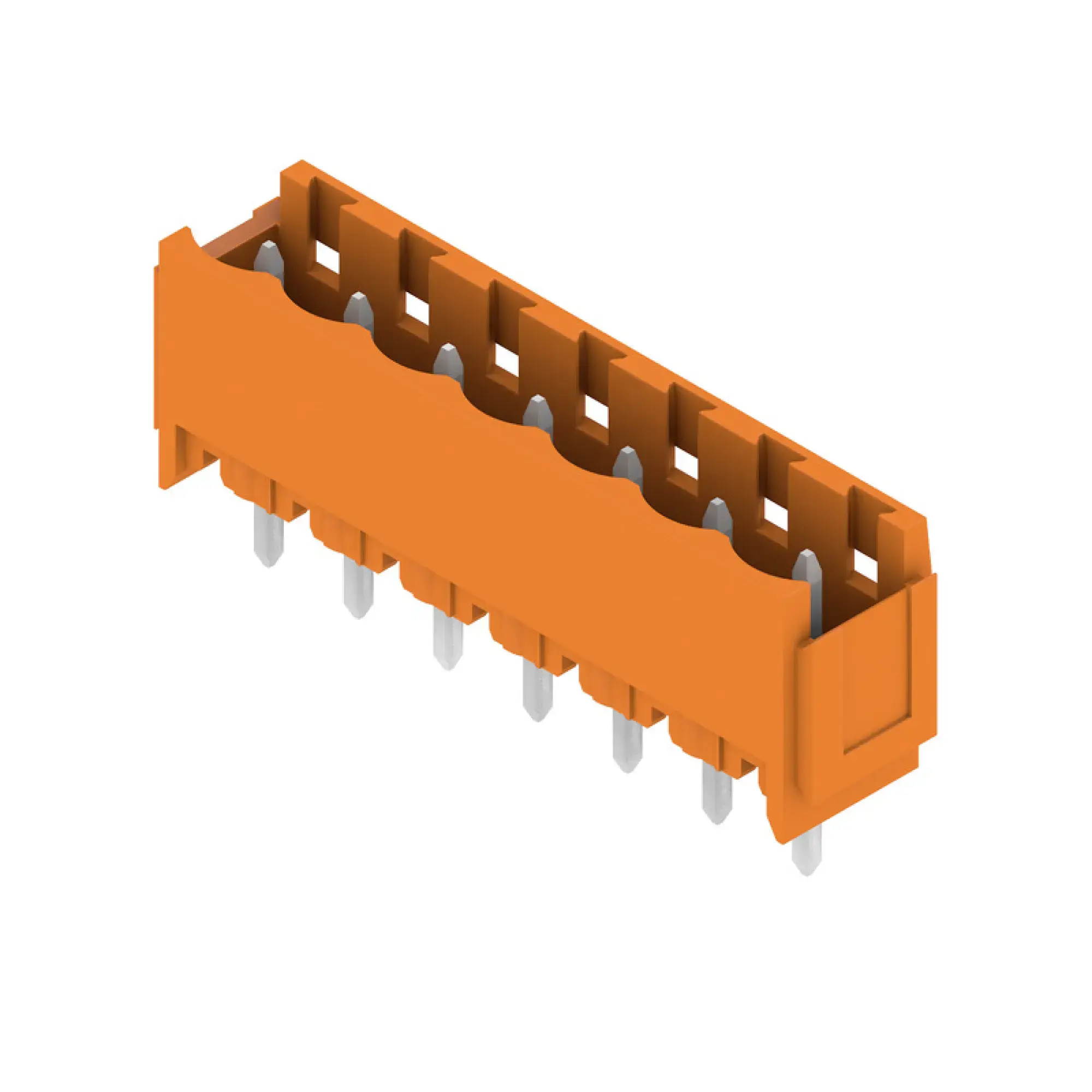 Weidmüller 2496230000 PCB connector (board connection), 320 V, 24 A, Pitch in mm: 5.08, Number of poles: 7, THT solder connection, Box (img_001)