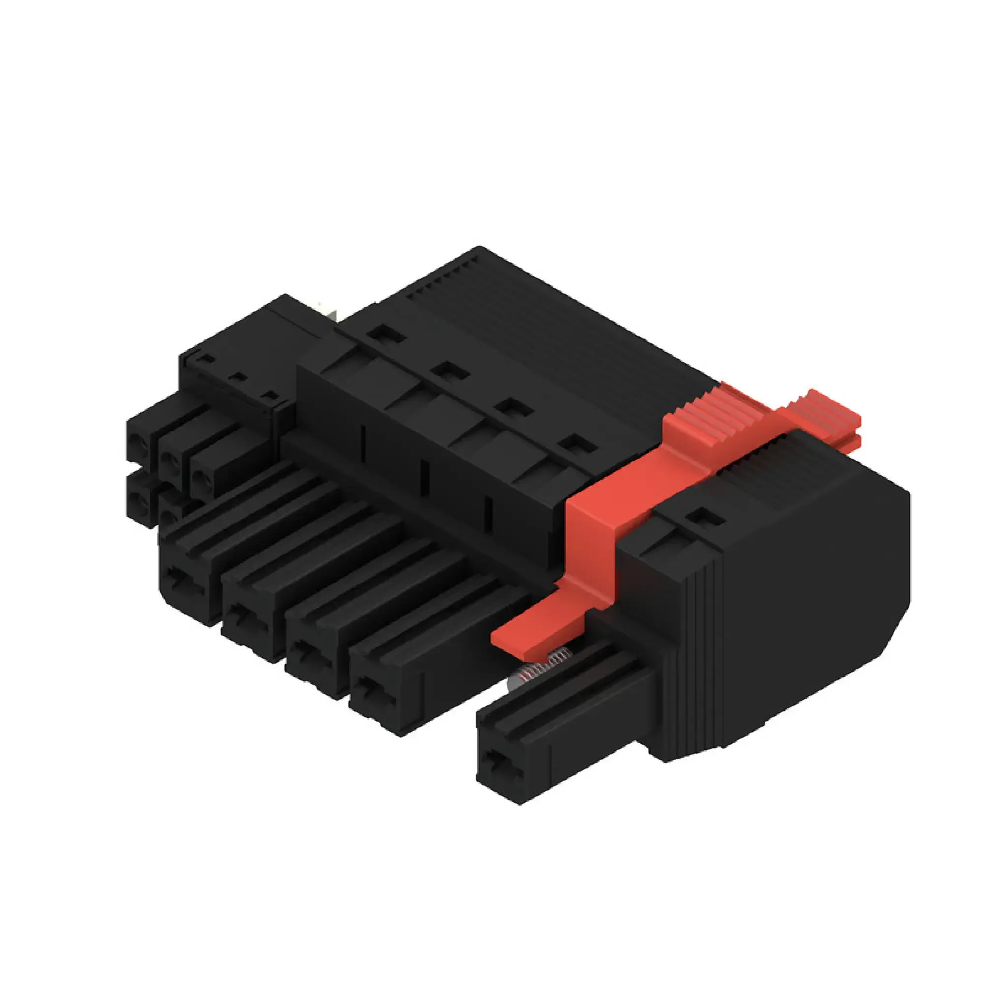 Weidmüller 2628580000 Hybrid connector (wire connection), 7.62 mm, Number of poles: 5, PUSH IN with actuator, PUSH IN without actuator (img_001)