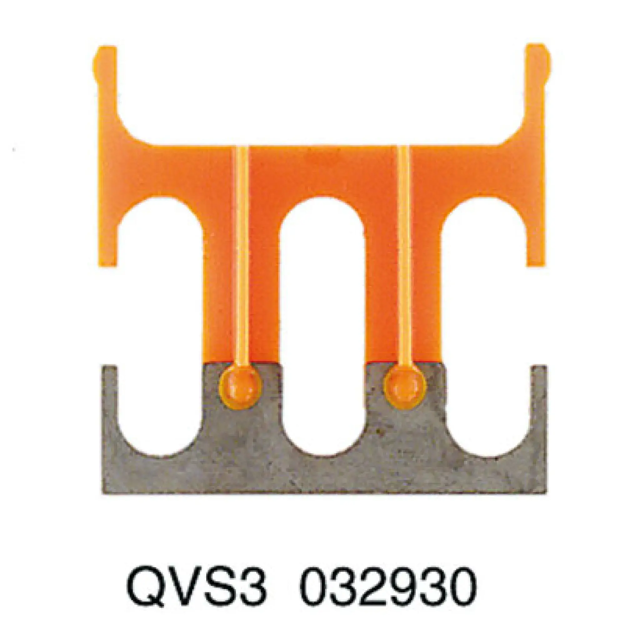 Weidmüller 0329300000 Cross-connector (terminal), when screwed in, beige, 41 A, Number of poles: 3, Pitch in mm: 12.00, Insulated: Yes, Width: 22 mm (img_001) Weidmüller 0329300000 Cross-connector (terminal), when screwed in, beige, 41 A, Number of poles: 3, Pitch in mm: 12.00, Insulated: Yes, Width: 22 mm (img_001)