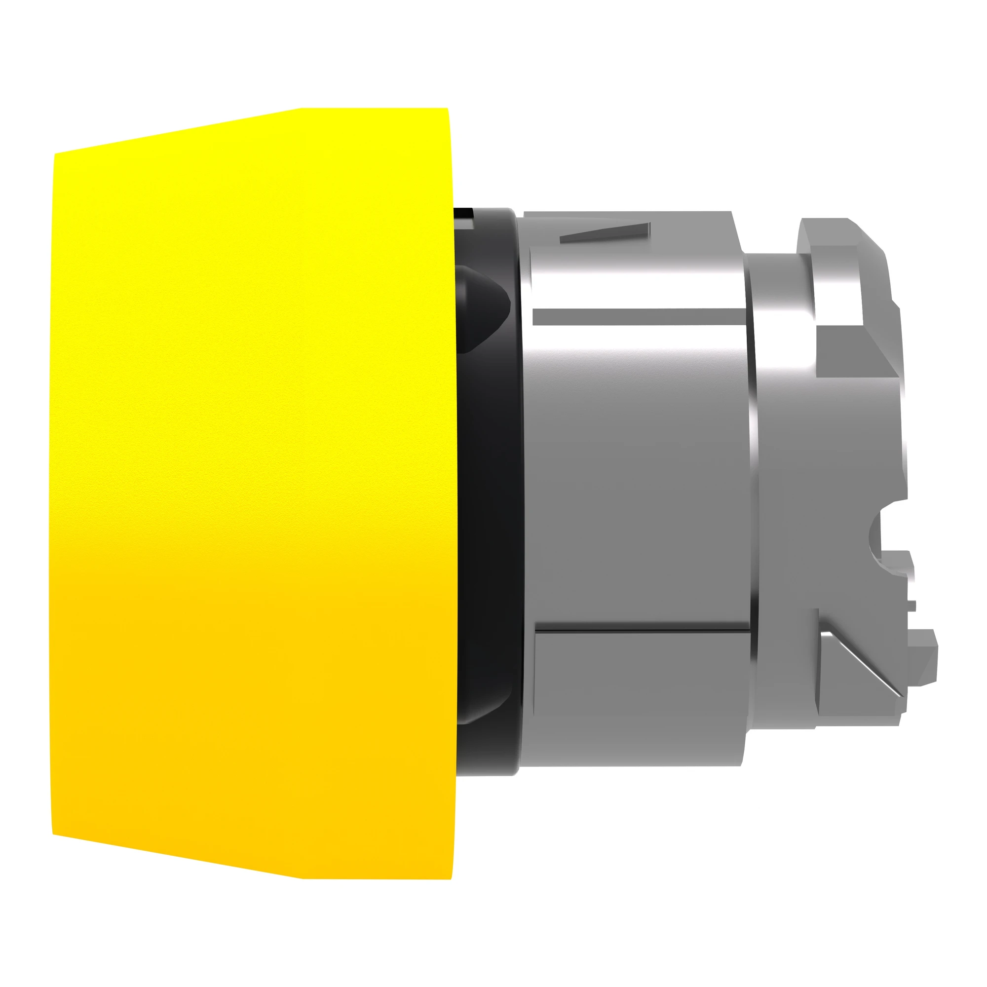 Schneider Electric ZB4BP5S Push button, front element, Harmony XB4, metal, 22mm, orange, blank, momentary, with protective cap (img_007)