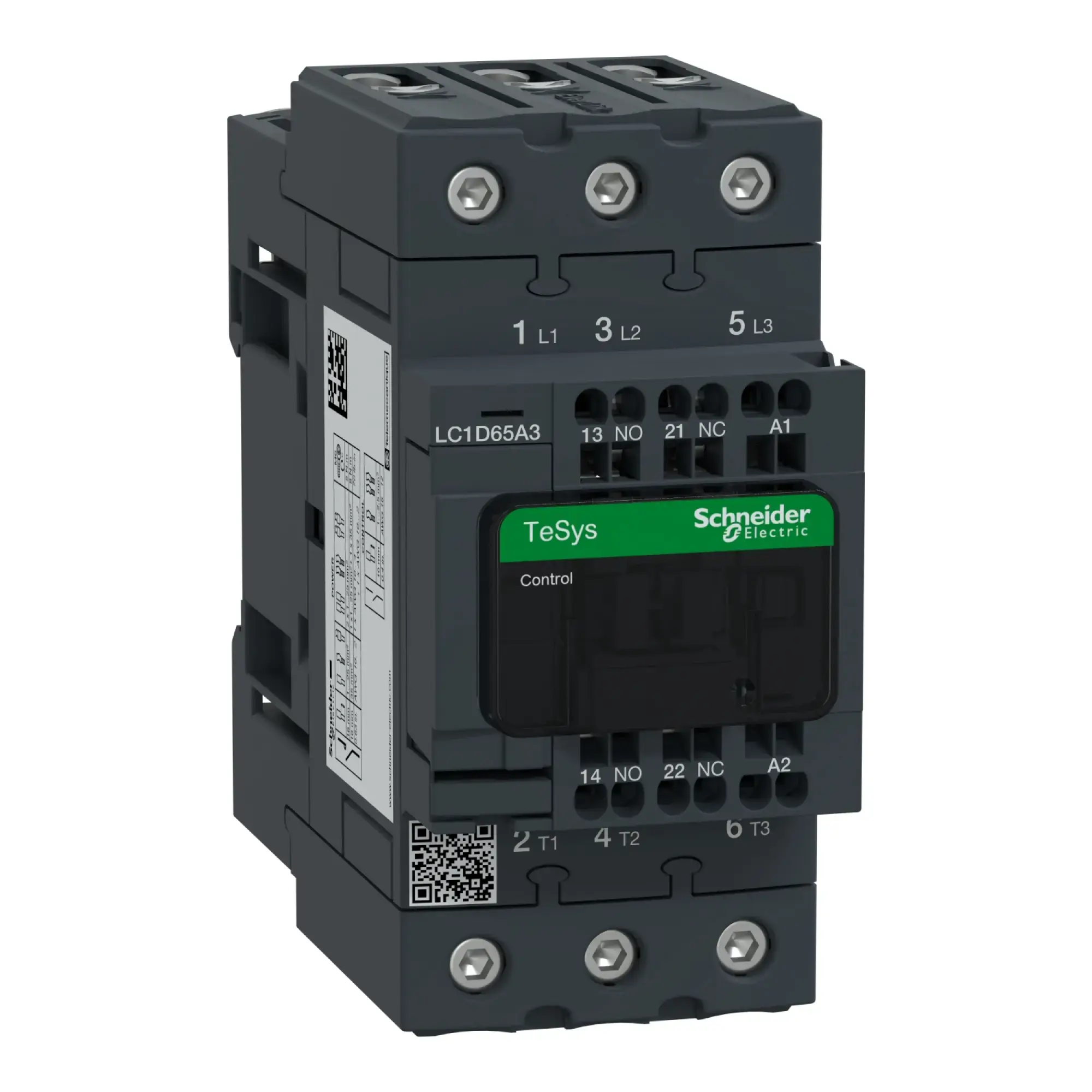 Schneider Electric LC1D65A3B7 Power contactor LC1D 3p, +1NO+1NC, 30 kW, 65 A, 400 V AC3, coil 24 V AC (img_002)