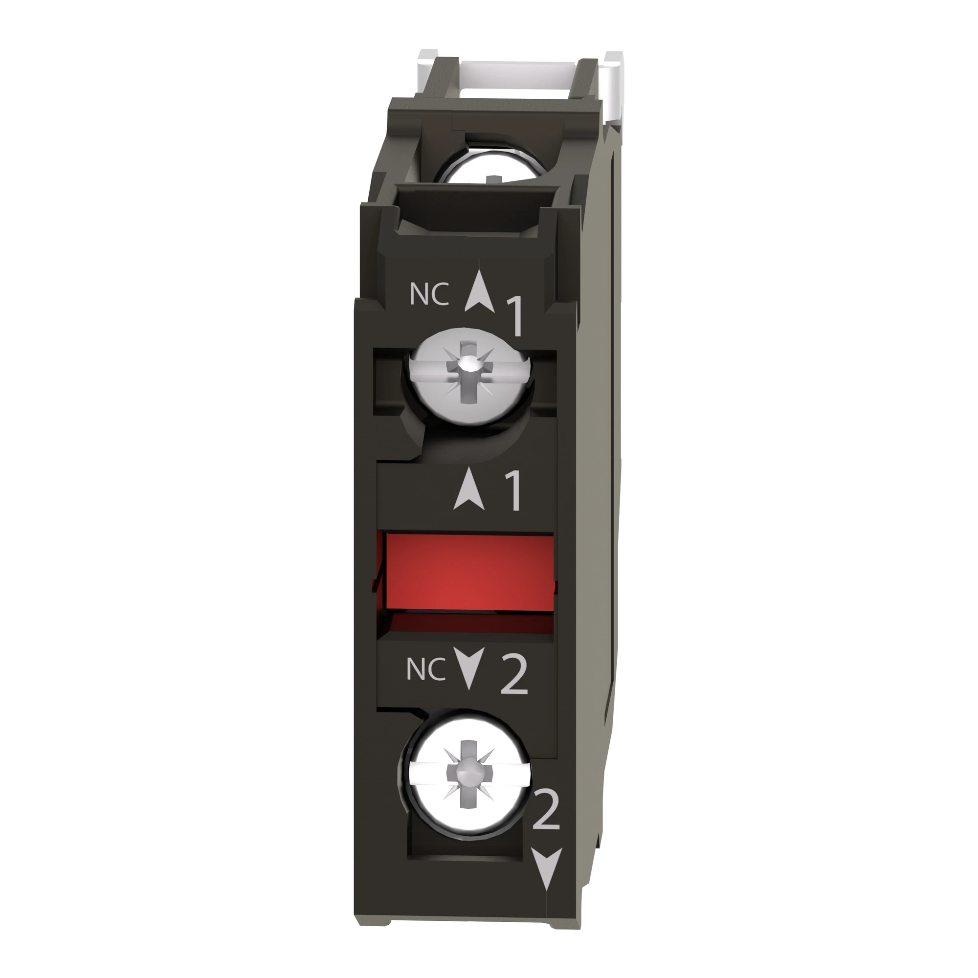 Schneider Electric ZBE204 Auxiliary switch, contact block, Harmony XB4 and XB5, 22mm, 30mm, screw terminal, double, 2NC (img_002) Schneider Electric ZBE204 Auxiliary switch, contact block, Harmony XB4 and XB5, 22mm, 30mm, screw terminal, double, 2NC (img_002)