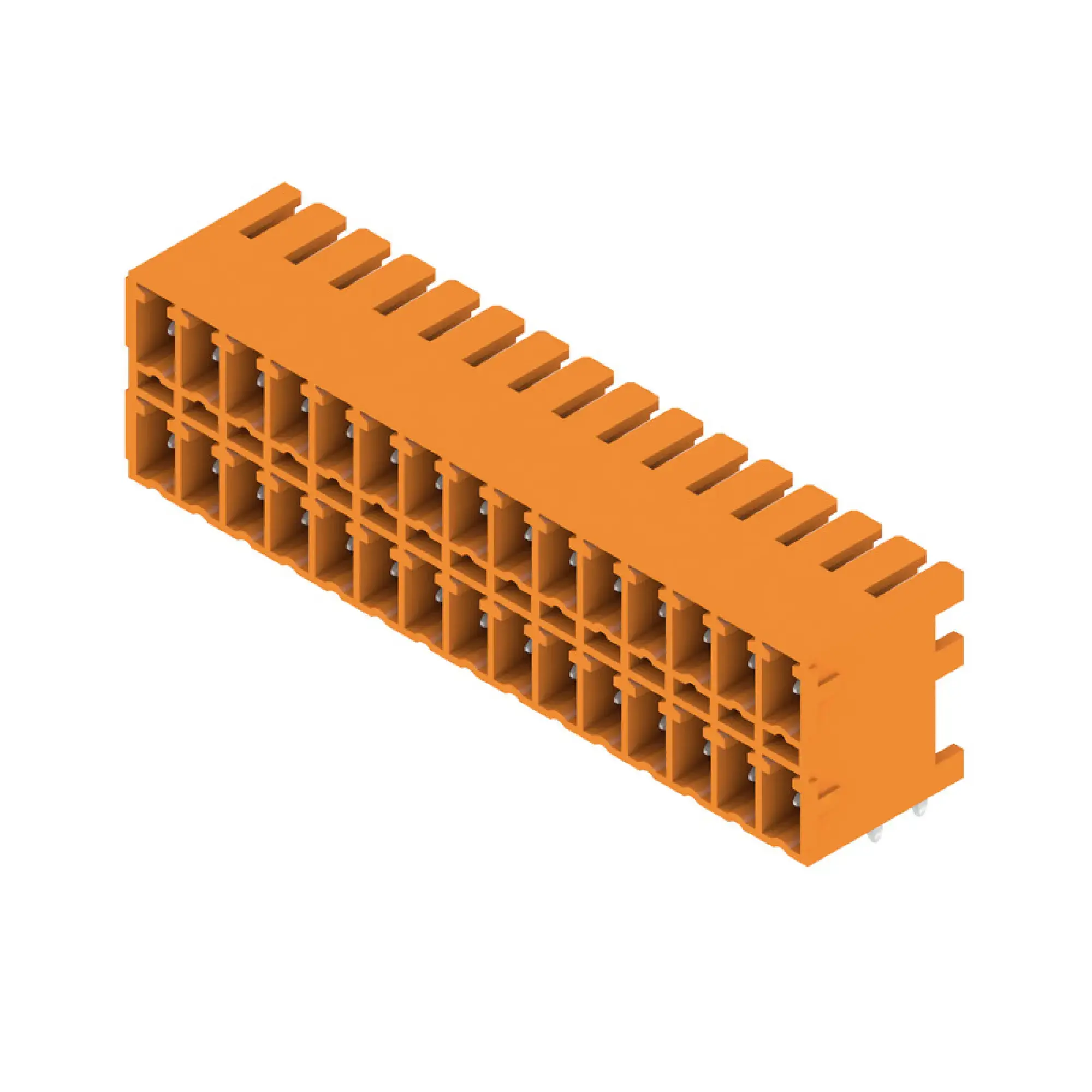 Weidmüller 1040560000 PCB connector (board connection), 160 V, 17.5 A, Pitch in mm: 3.81, Number of poles: 30, THT solder connection, Box (img_001)