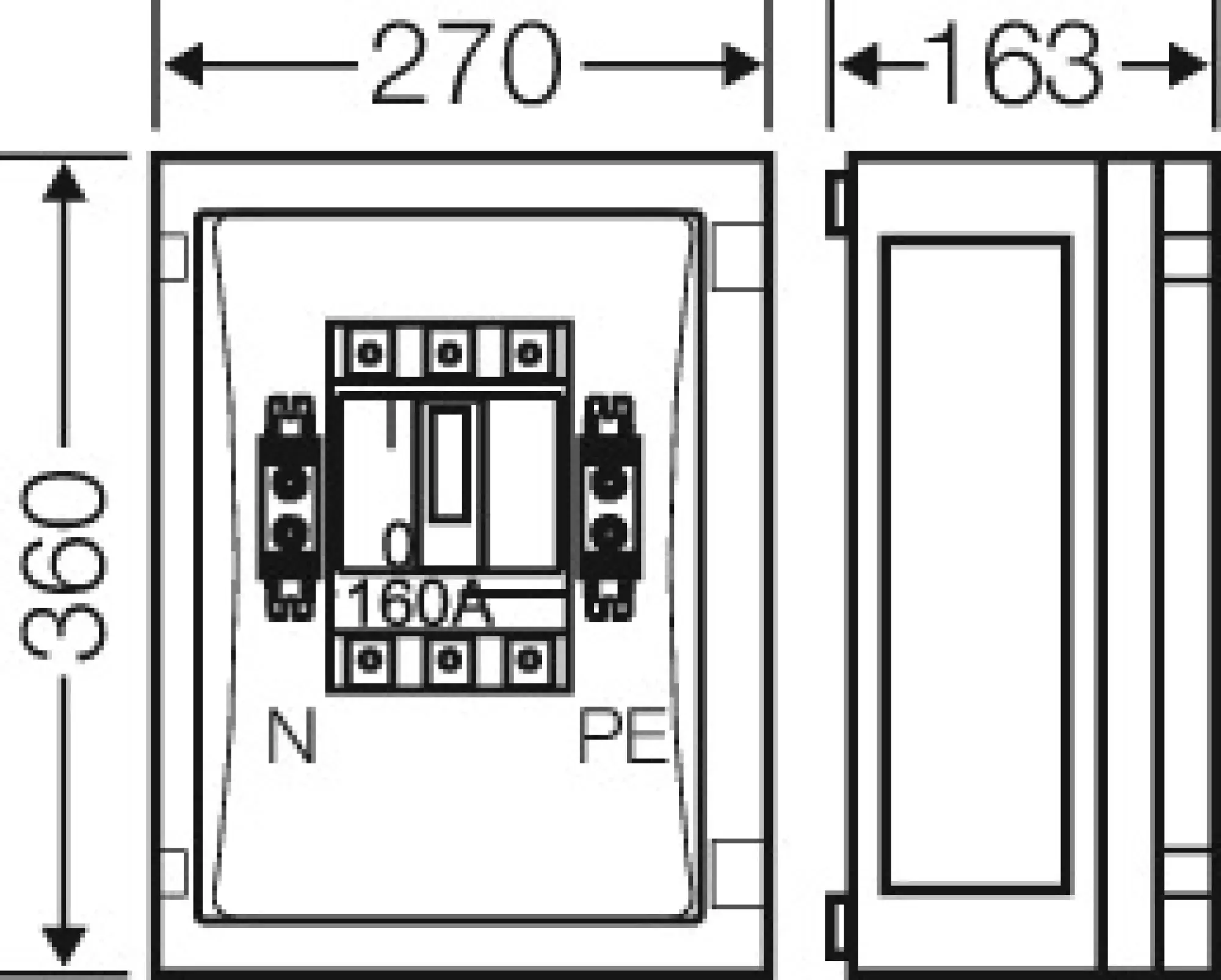 Hensel 68000224 ENYSTAR-Leistungsschaltergehäuse 160 A, 3polig + PE + N FP 5216 (img_002) Hensel 68000224 ENYSTAR-Leistungsschaltergehäuse 160 A, 3polig + PE + N FP 5216 (img_002)