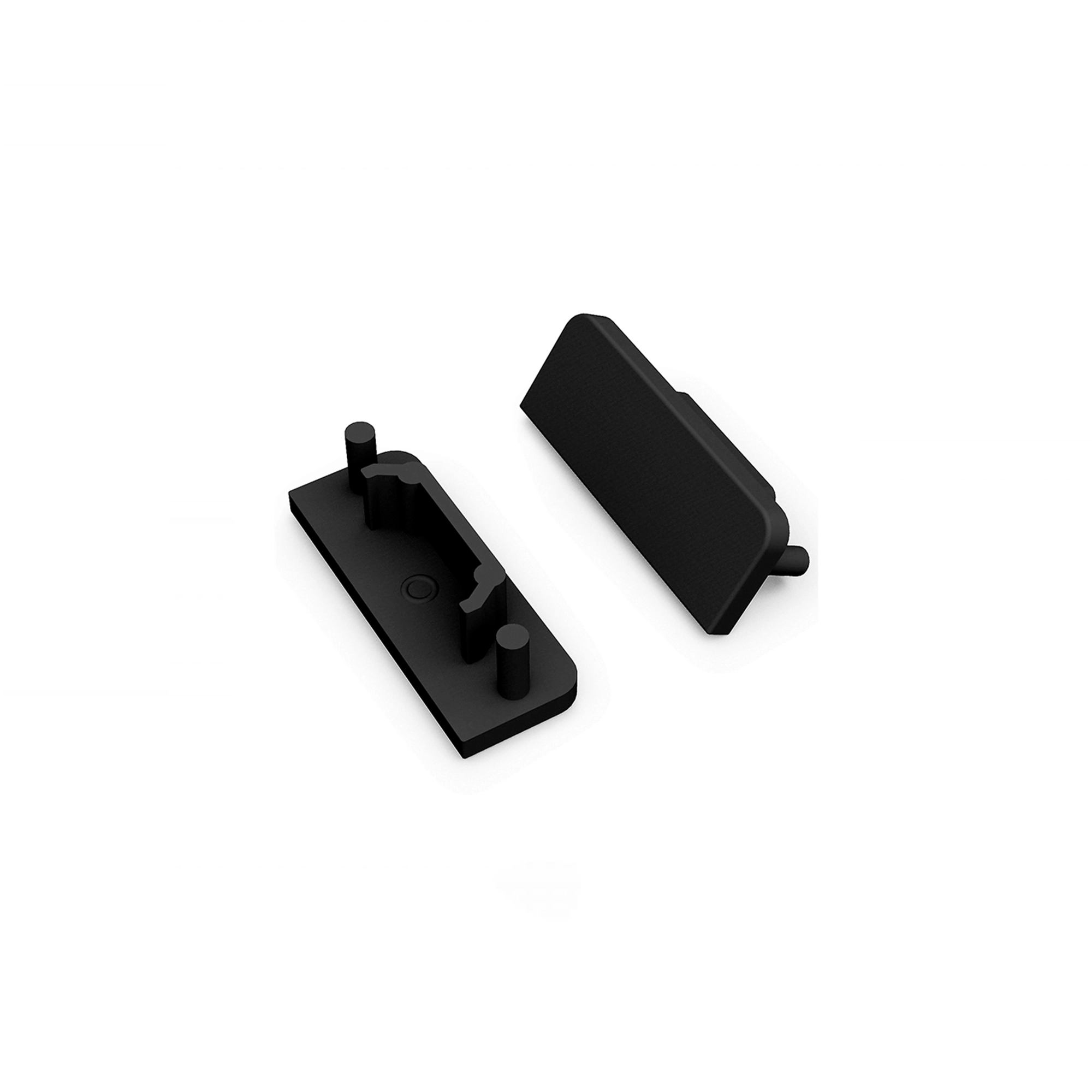WSU Lights Endcap without Cable opening Surface 14mm (2 Piece)