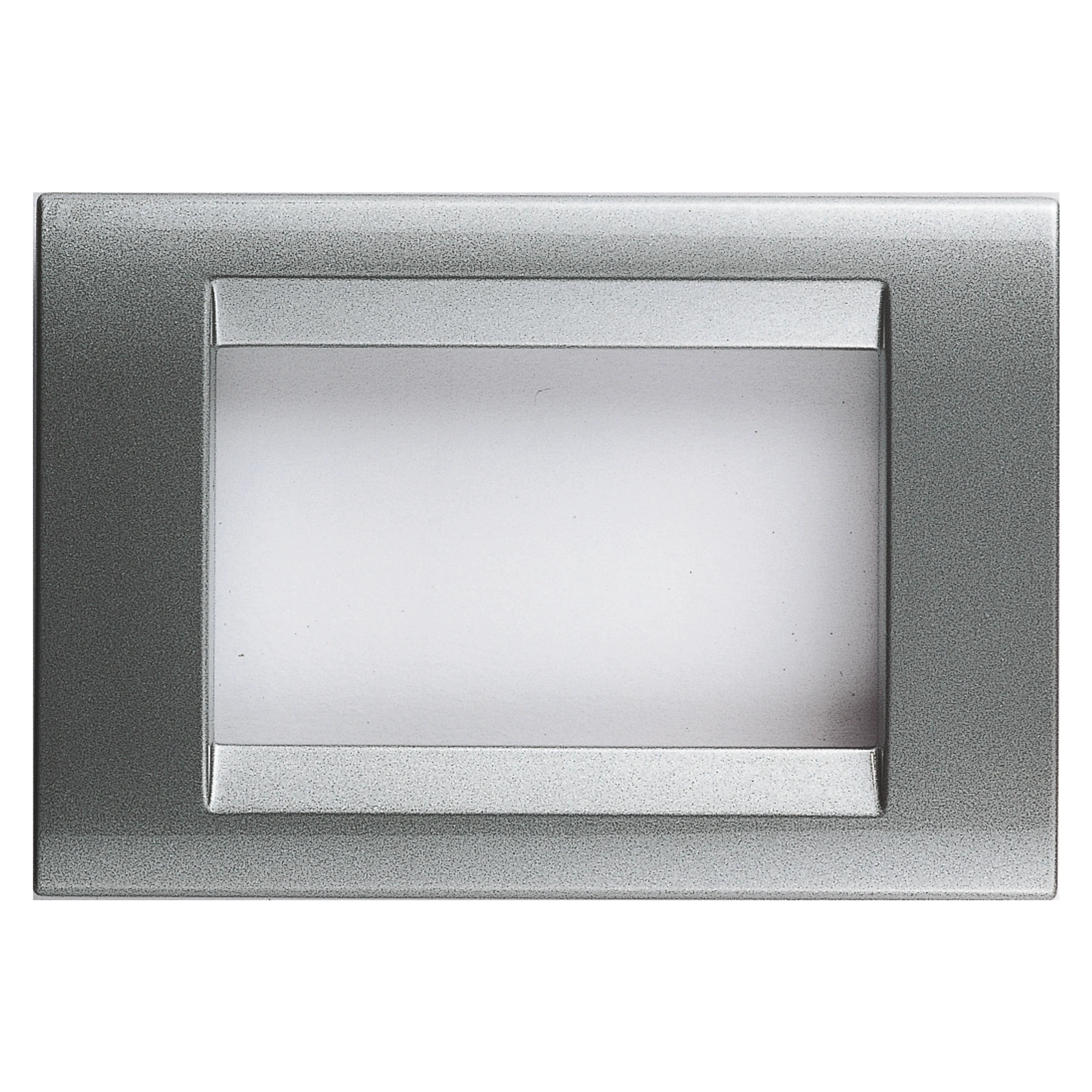 GEWISS GW32019 PLAYBUS PLATE - IN PAINTED TECHNOPOLYMER - SCRATCHPROOF VITRIFIED ENAMELLING - 18 GANG (6+6+6 OVERLAPPING) - METALLIC - PLAYBUS (img_001)