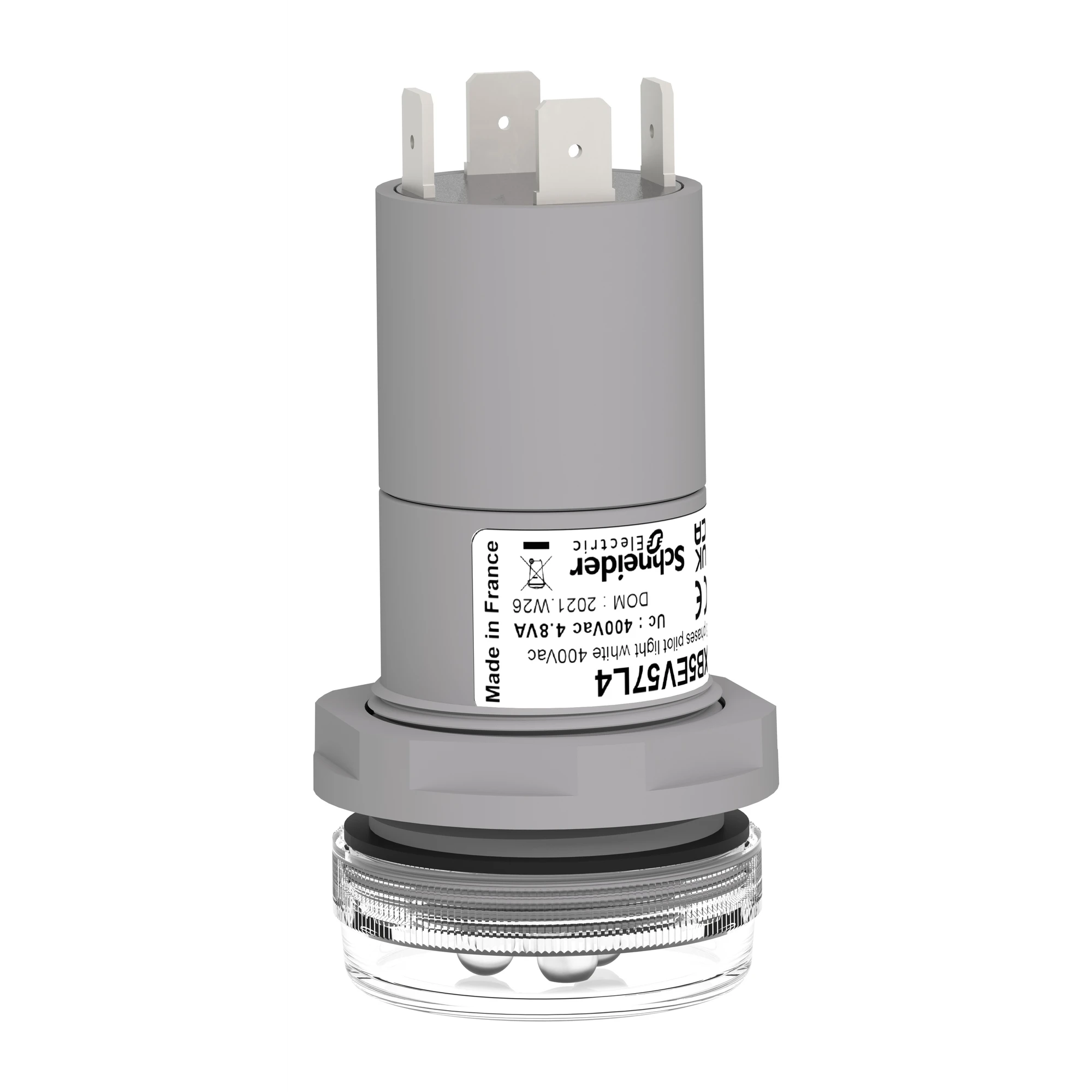 Schneider Electric XB5EV57L4 3-phase pilot light, Harmony XB5, plastic, phase indicator light, clear LEDs, 30mm, 400V AC (img_006) Schneider Electric XB5EV57L4 3-phase pilot light, Harmony XB5, plastic, phase indicator light, clear LEDs, 30mm, 400V AC (img_006)