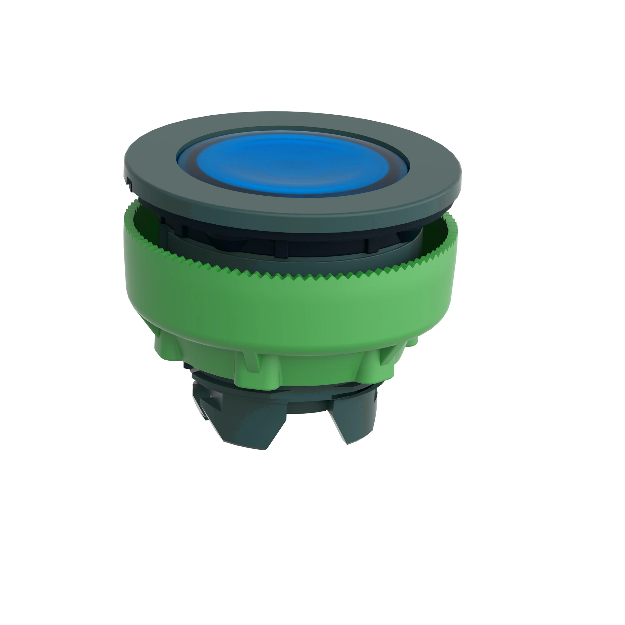 Schneider Electric ZB5FA68 Illuminated Push Button, Front Element, Harmony XB5F, Plastic, 30mm, Blue, for Universal LED, for Insert Label (img_006)