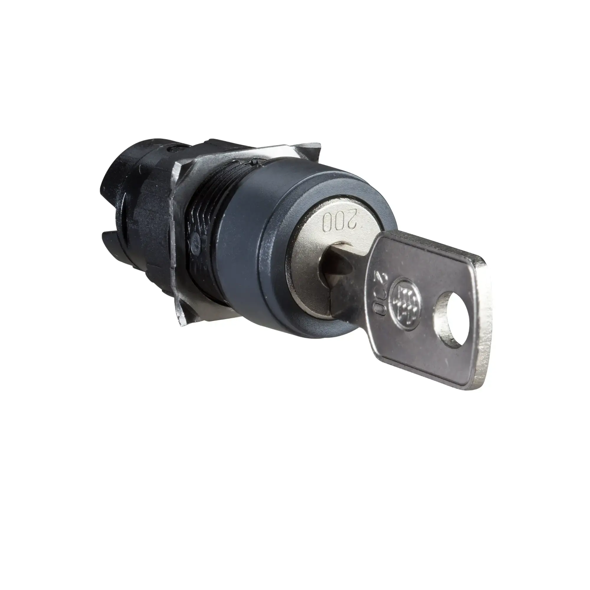 Schneider Electric ZB6AGQ Front element for key-operated switch ZB6, without detent, black, 3 positions (img_002)