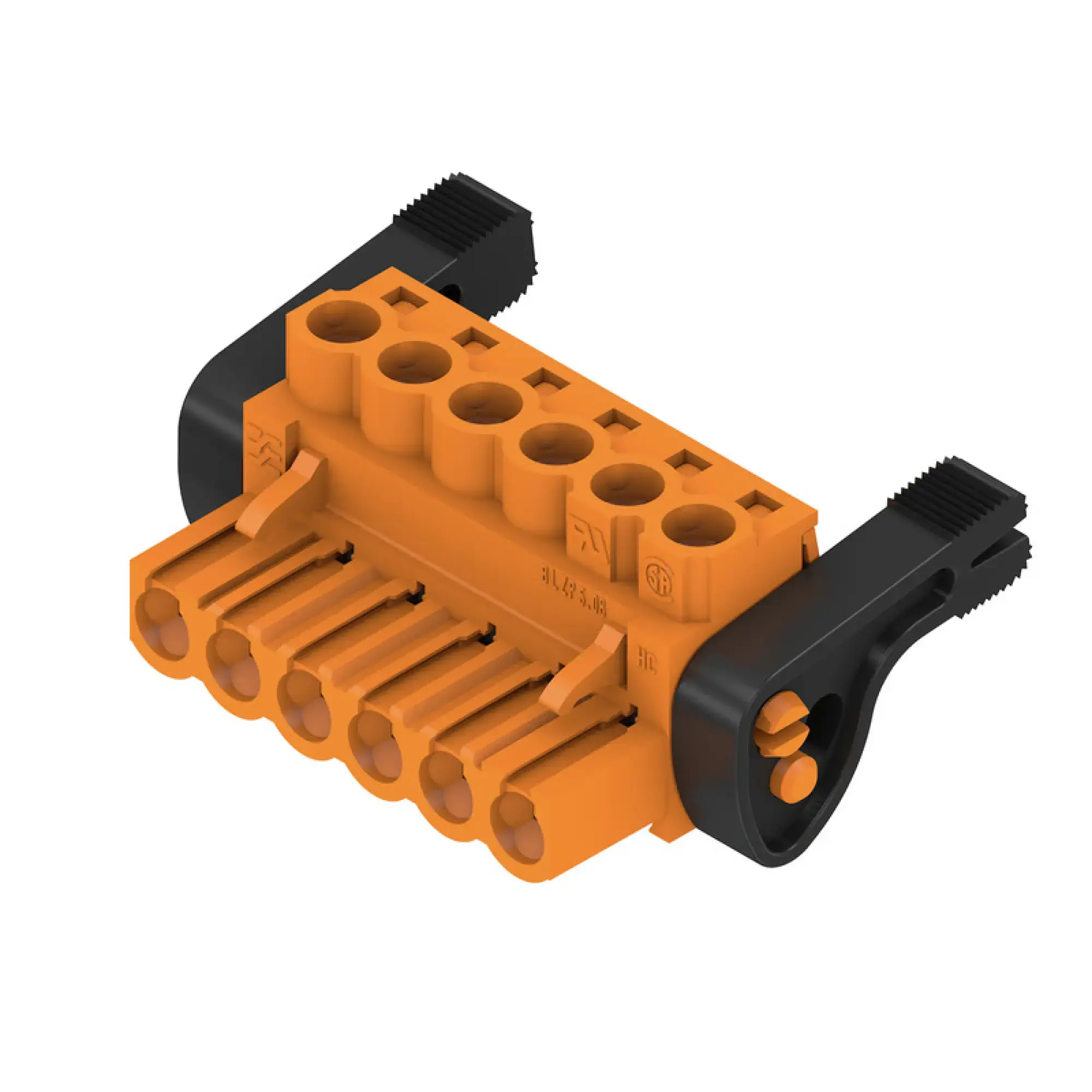 Weidmüller 1945330000 PCB connector (wire connection), 320 V, 23 A, Pitch in mm: 5.08, 4 mm², Number of poles: 6, Clamping yoke connection, Box (img_001) Weidmüller 1945330000 PCB connector (wire connection), 320 V, 23 A, Pitch in mm: 5.08, 4 mm², Number of poles: 6, Clamping yoke connection, Box (img_001)