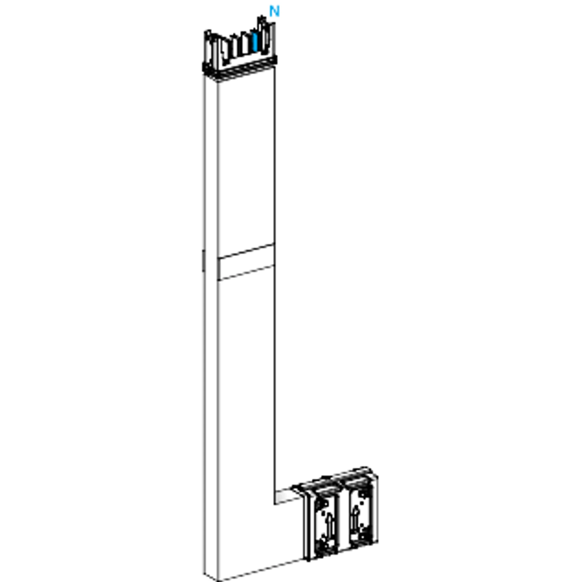 Schneider Electric KSA250DLE41F KSA Angle element, 250A, flat PE internal, selectable length, fire barrier (img_001) Schneider Electric KSA250DLE41F KSA Angle element, 250A, flat PE internal, selectable length, fire barrier (img_001)