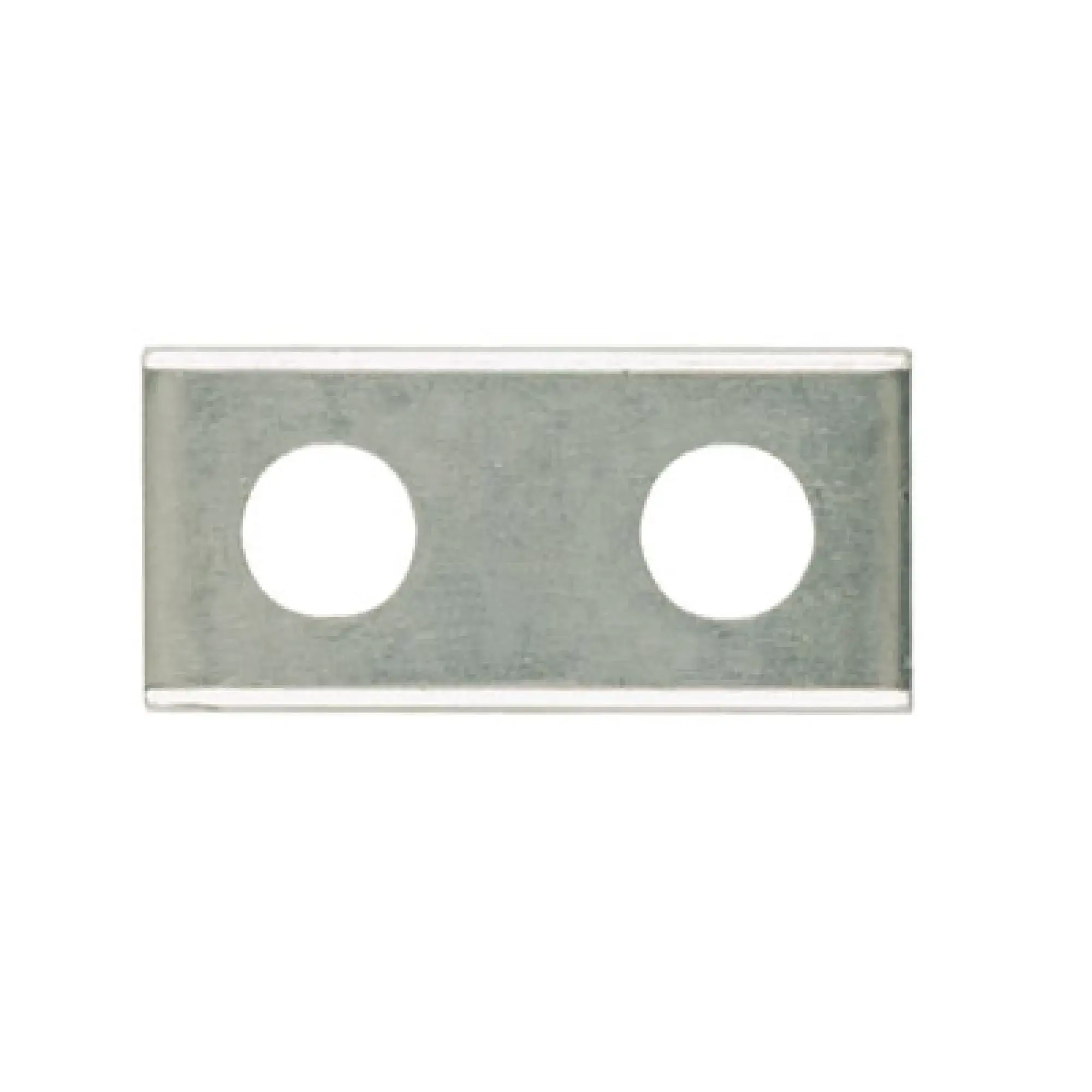 Weidmüller 1812710000 Cross-connector (terminal), when screwed in, grey, 76 A, Number of poles: 2, Pitch in mm: 15.60, Insulated: No, Width: 12 mm (img_001)