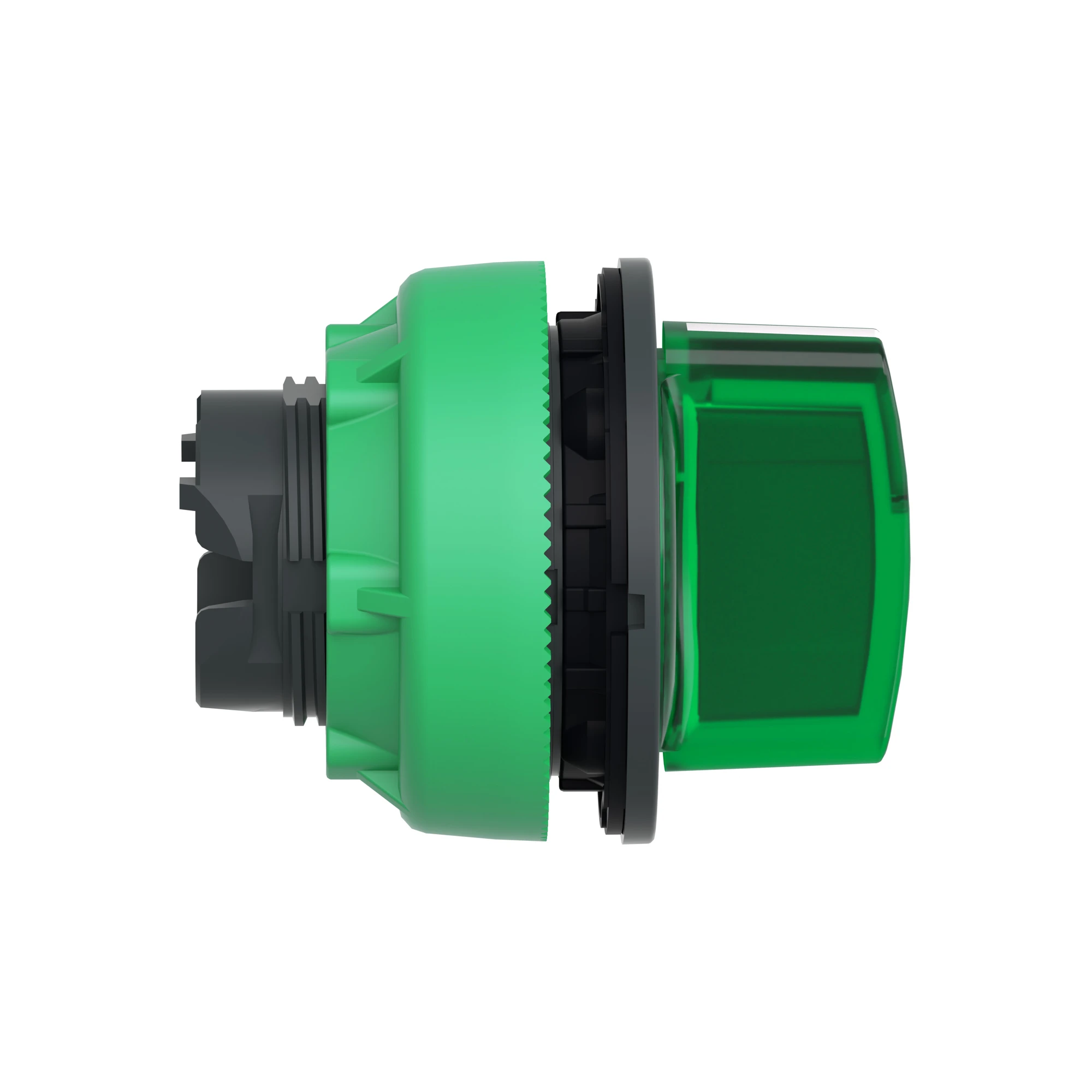 Schneider Electric ZB5FK1733 Illuminated Selector Switch, Front Element, Harmony XB5F, Plastic, 30mm, Green, for Universal LED, 3 Positions, Momentary Left (img_004)