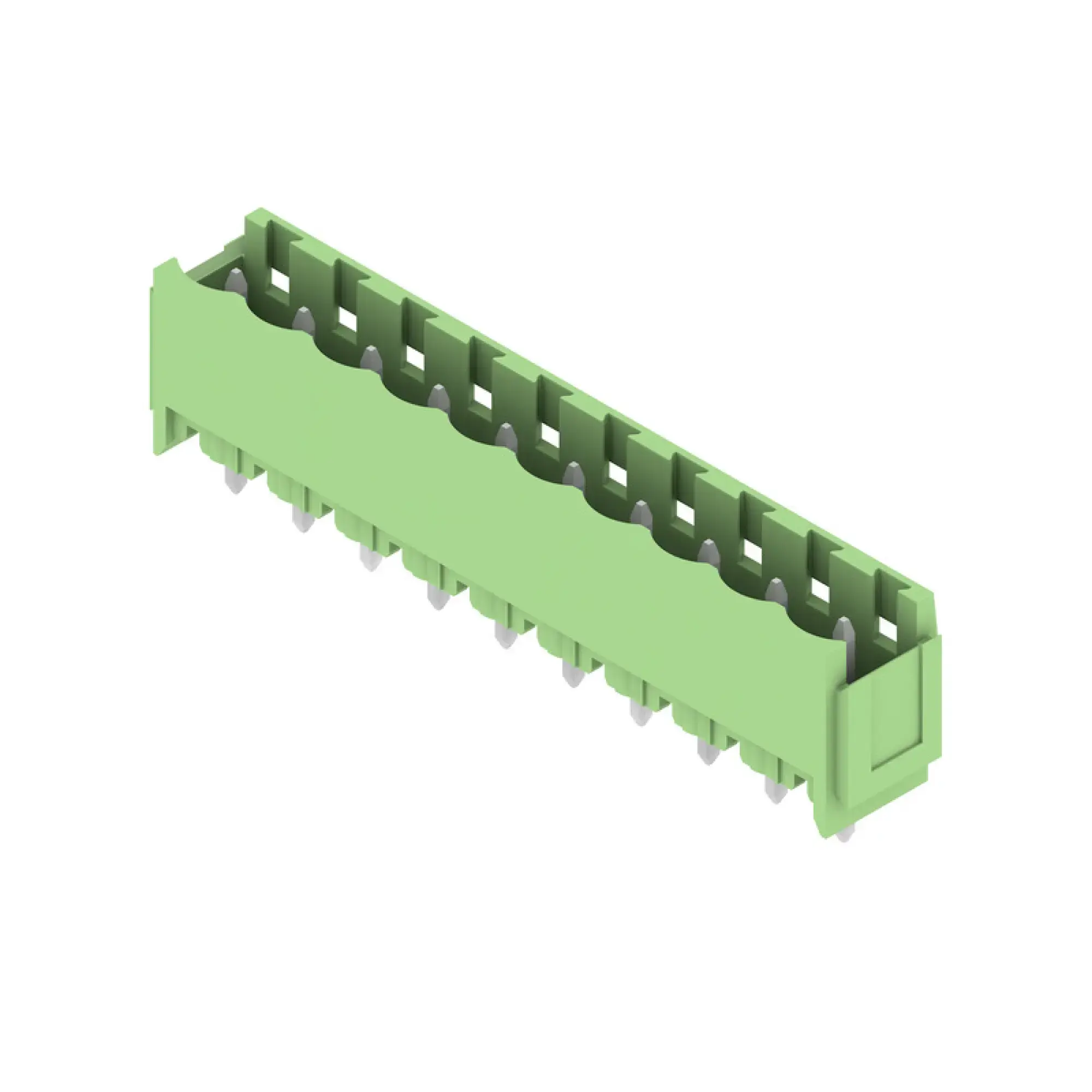 Weidmüller 1409450000 PCB connector (board connection), 320 V, 24 A, Pitch in mm: 5.08, Number of poles: 10, THT solder connection, Box (img_001) Weidmüller 1409450000 PCB connector (board connection), 320 V, 24 A, Pitch in mm: 5.08, Number of poles: 10, THT solder connection, Box (img_001)