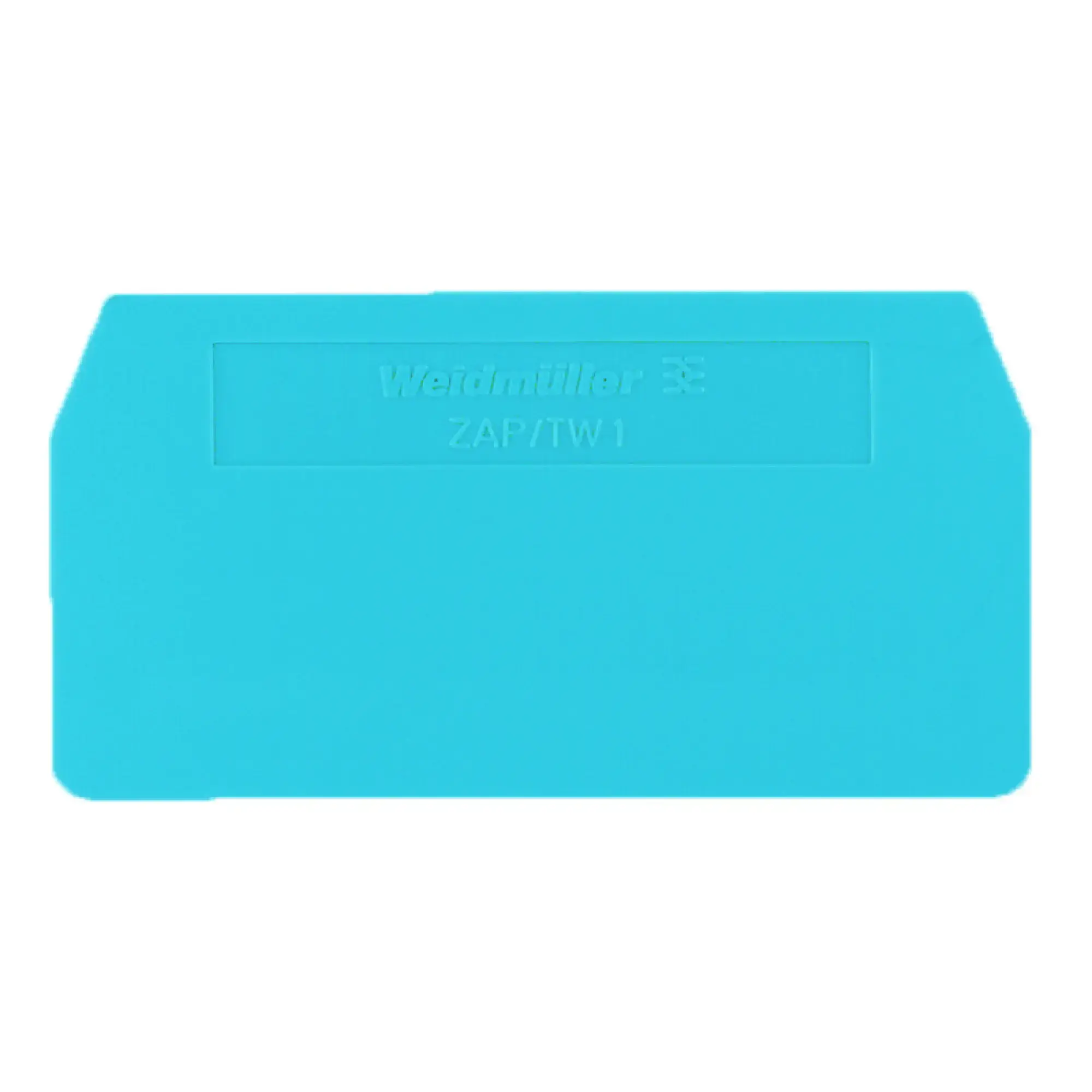 Weidmüller 1608750000 Partition plate (terminal), blue, Height: 59.5 mm, Width: 2 mm, V-0, Wemid (img_001)
