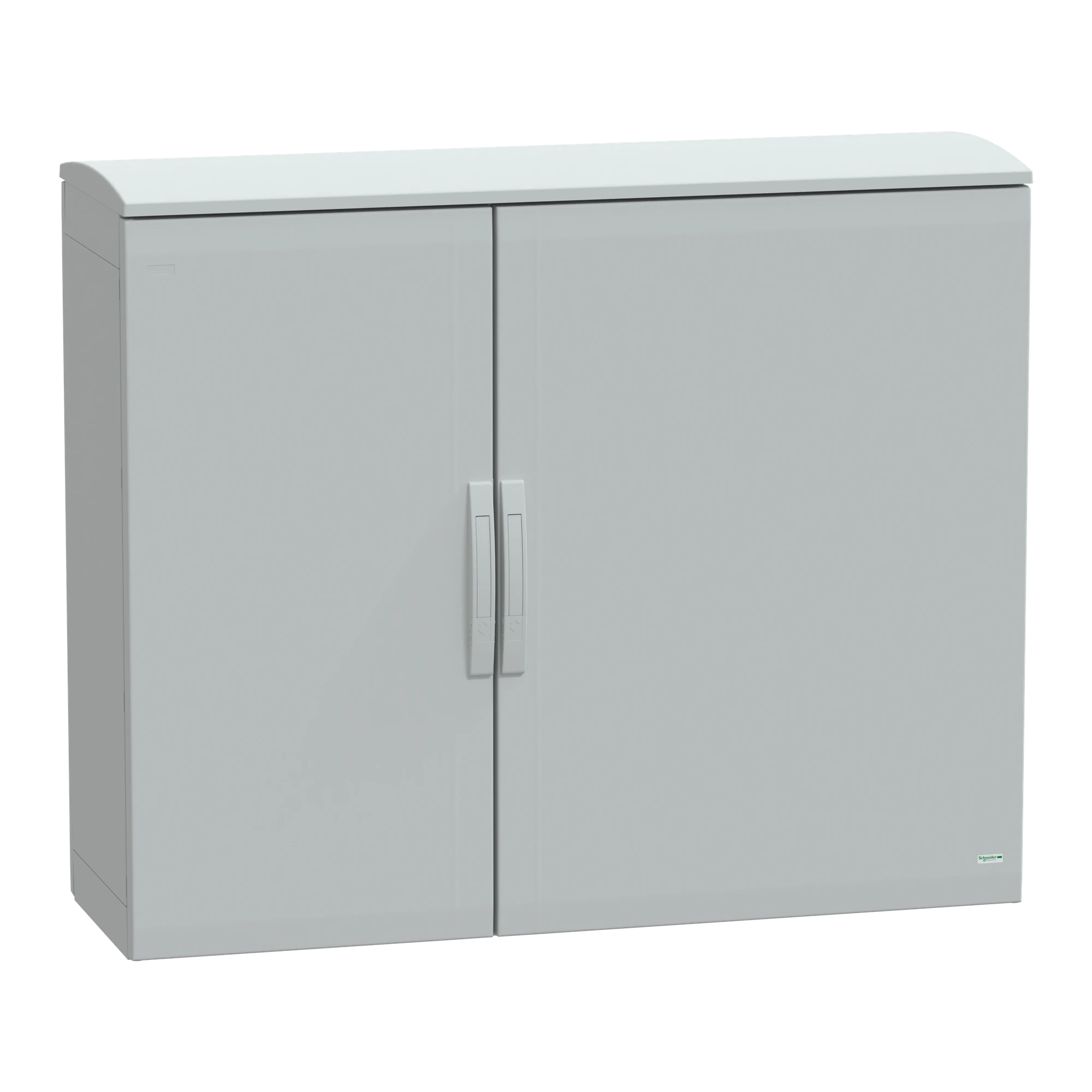 Schneider Electric NSYPLAT10124G Polyester enclosure floor-standing with base plate, open at top with cover 1000x1250x420 IP44 (img_001)