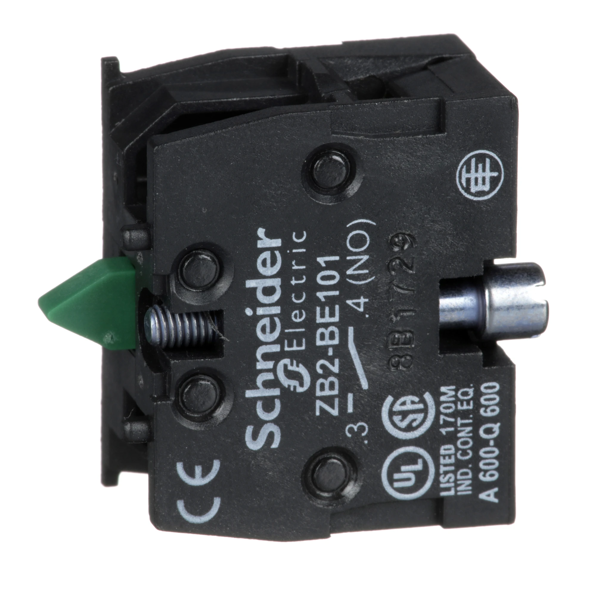 Schneider Electric ZB2BE101 Auxiliary switch ZB2, non-latching, 1NO, non-snap-action, front mounting (img_001) Schneider Electric ZB2BE101 Auxiliary switch ZB2, non-latching, 1NO, non-snap-action, front mounting (img_001)