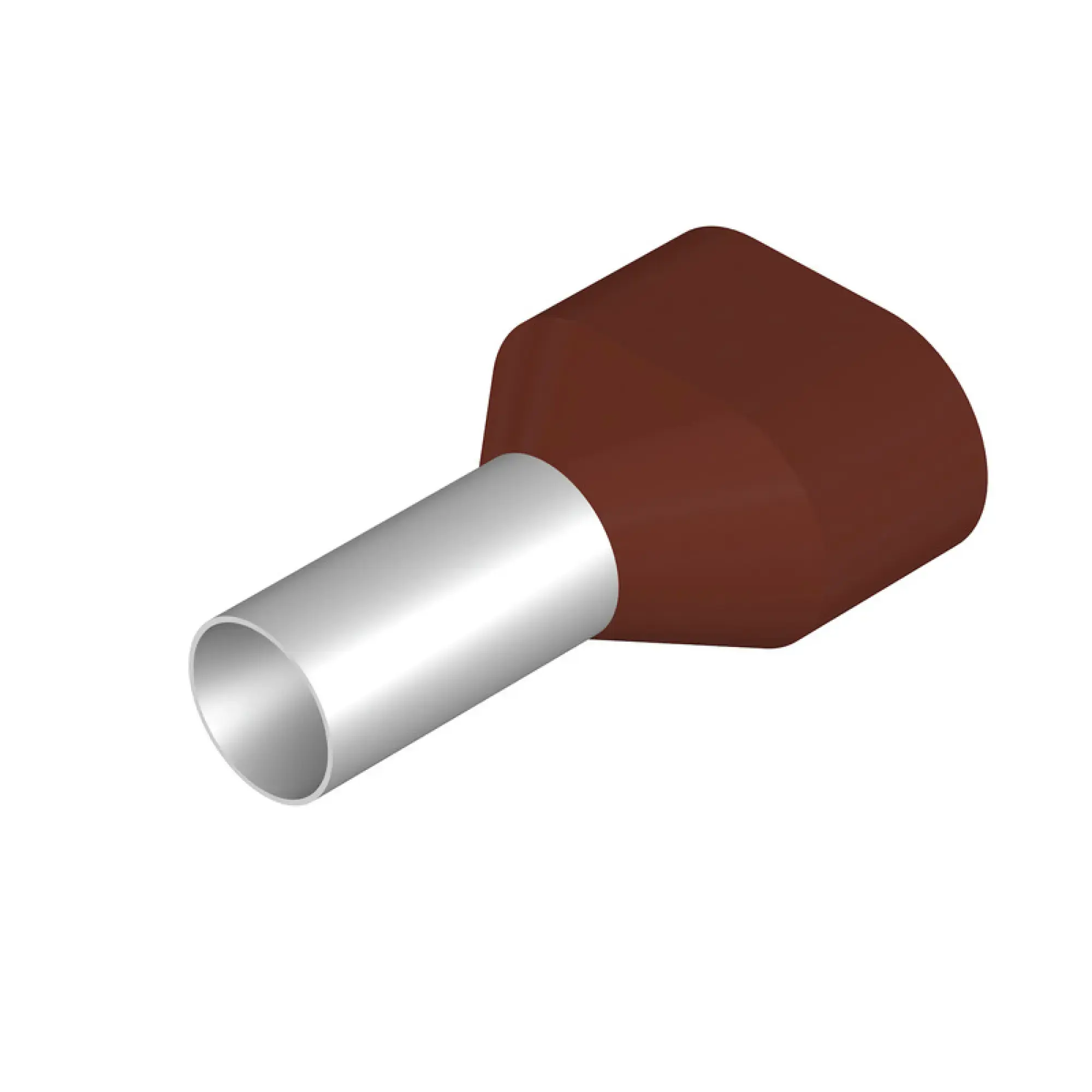 Weidmüller 9037710000 Wire end ferrule, Twin wire-end ferrule, 10 mm², Stripping length: 17 mm, brown (img_001) Weidmüller 9037710000 Wire end ferrule, Twin wire-end ferrule, 10 mm², Stripping length: 17 mm, brown (img_001)