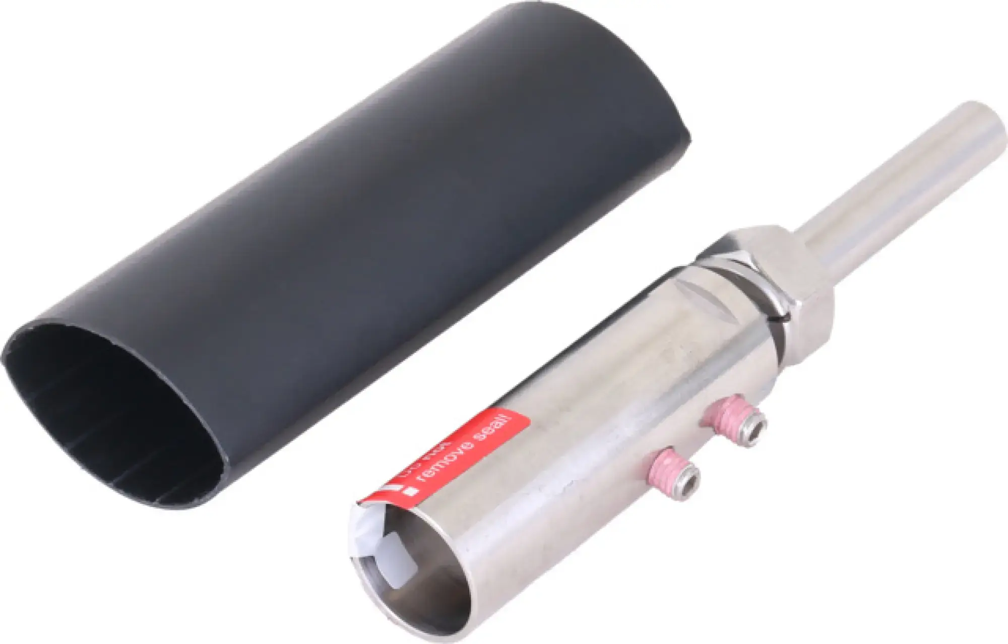 Dehn 819650 Anschlusselement M12 m. Mutter u. Schrumpfschlauch f. HVI long (img_003) Dehn 819650 Anschlusselement M12 m. Mutter u. Schrumpfschlauch f. HVI long (img_003)