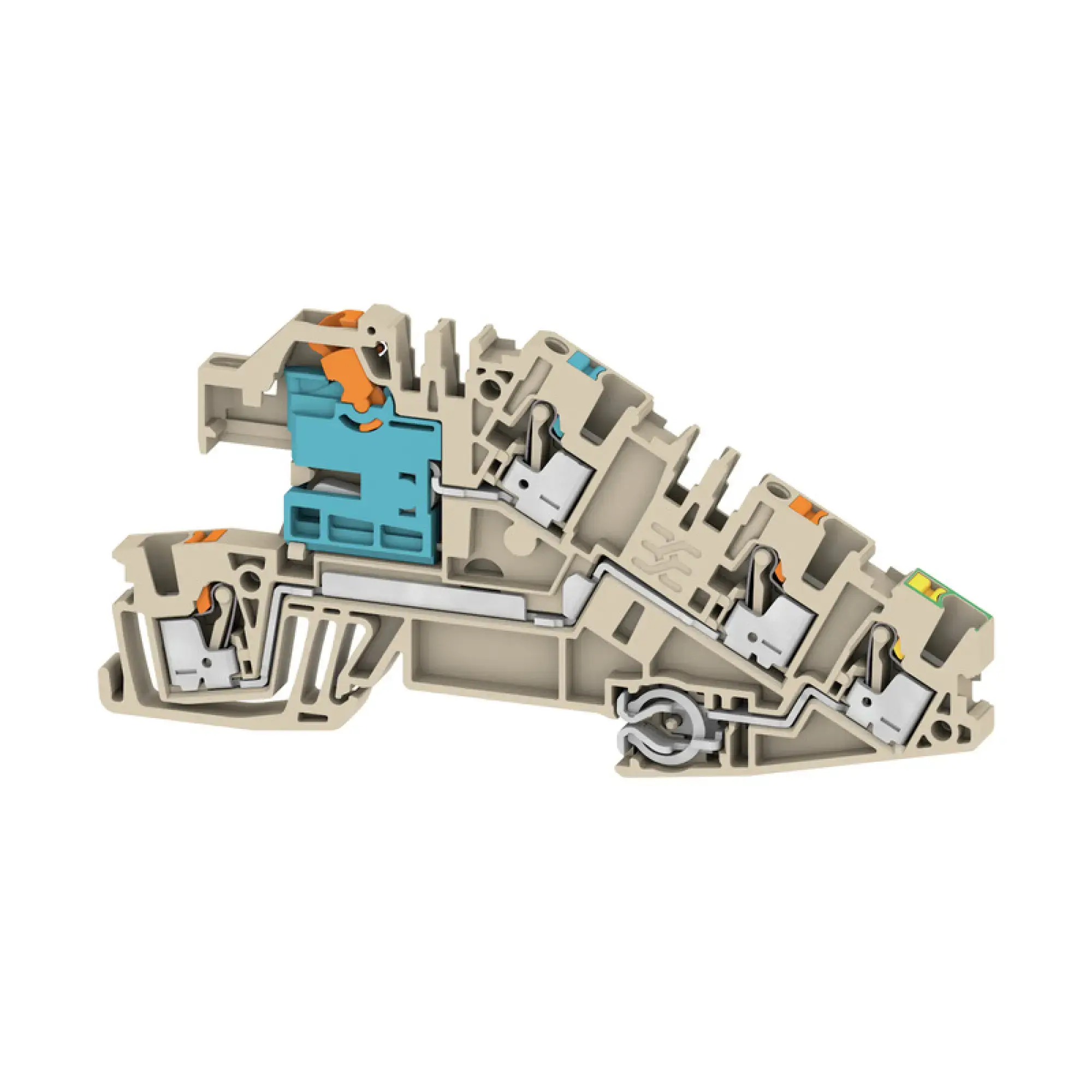 Weidmüller 2668950000 Multi level installation terminal block, PUSH IN, dark beige, 2.5 mm², 24 A, 250 V, Number of connections: 4, Number of levels: 3, TS 35, V-0, Wemid (img_001) Weidmüller 2668950000 Multi level installation terminal block, PUSH IN, dark beige, 2.5 mm², 24 A, 250 V, Number of connections: 4, Number of levels: 3, TS 35, V-0, Wemid (img_001)