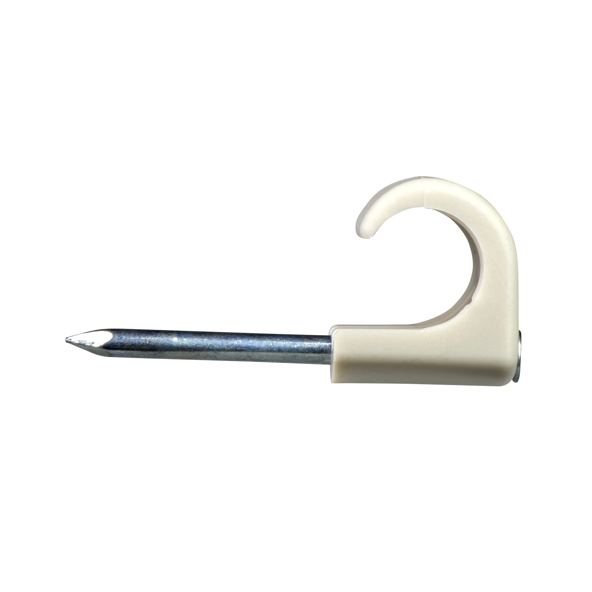 Schneider Electric IMT37427 Cable clip for round cable TC8-12 nail (2.0/30/18mm) white (pack of 20 pieces) (img_001) Schneider Electric IMT37427 Cable clip for round cable TC8-12 nail (2.0/30/18mm) white (pack of 20 pieces) (img_001)
