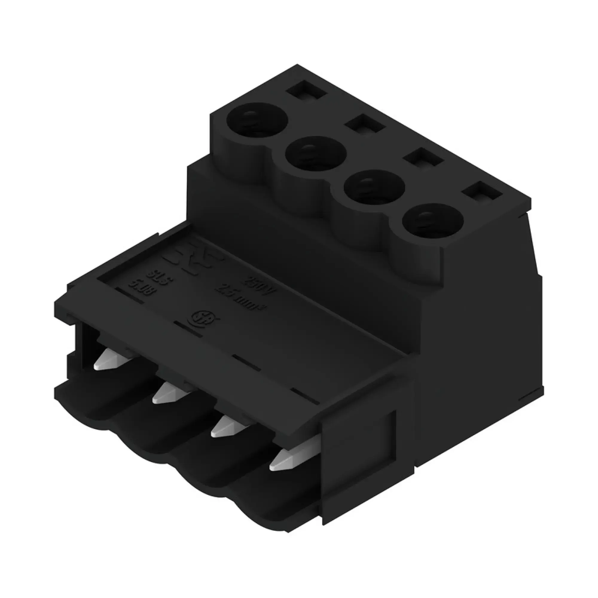 Weidmüller 1645250000 PCB connector (wire connection), 320 V, 21.5 A, Pitch in mm: 5.08, 3.31 mm², Number of poles: 4, Clamping yoke connection, Box (img_001) Weidmüller 1645250000 PCB connector (wire connection), 320 V, 21.5 A, Pitch in mm: 5.08, 3.31 mm², Number of poles: 4, Clamping yoke connection, Box (img_001)
