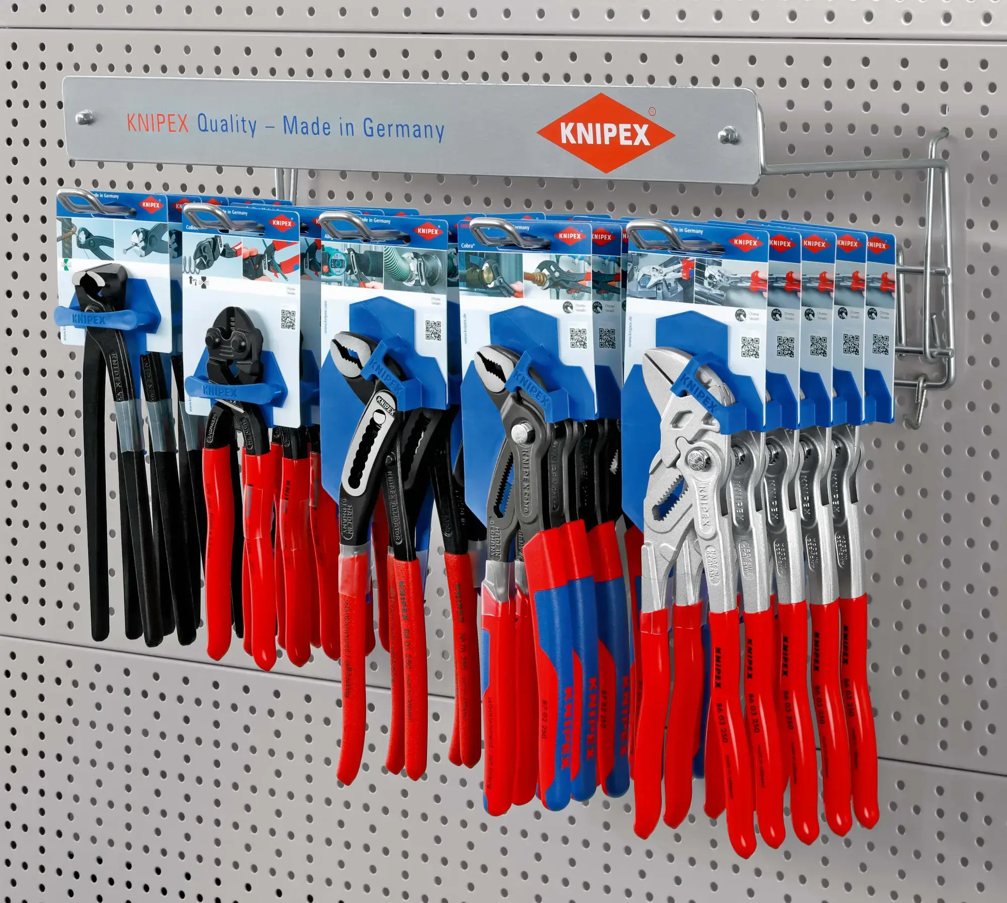 Knipex 00 19 34 1 Expositor de pared 5 x 6 alicates 225 mm (img_001)