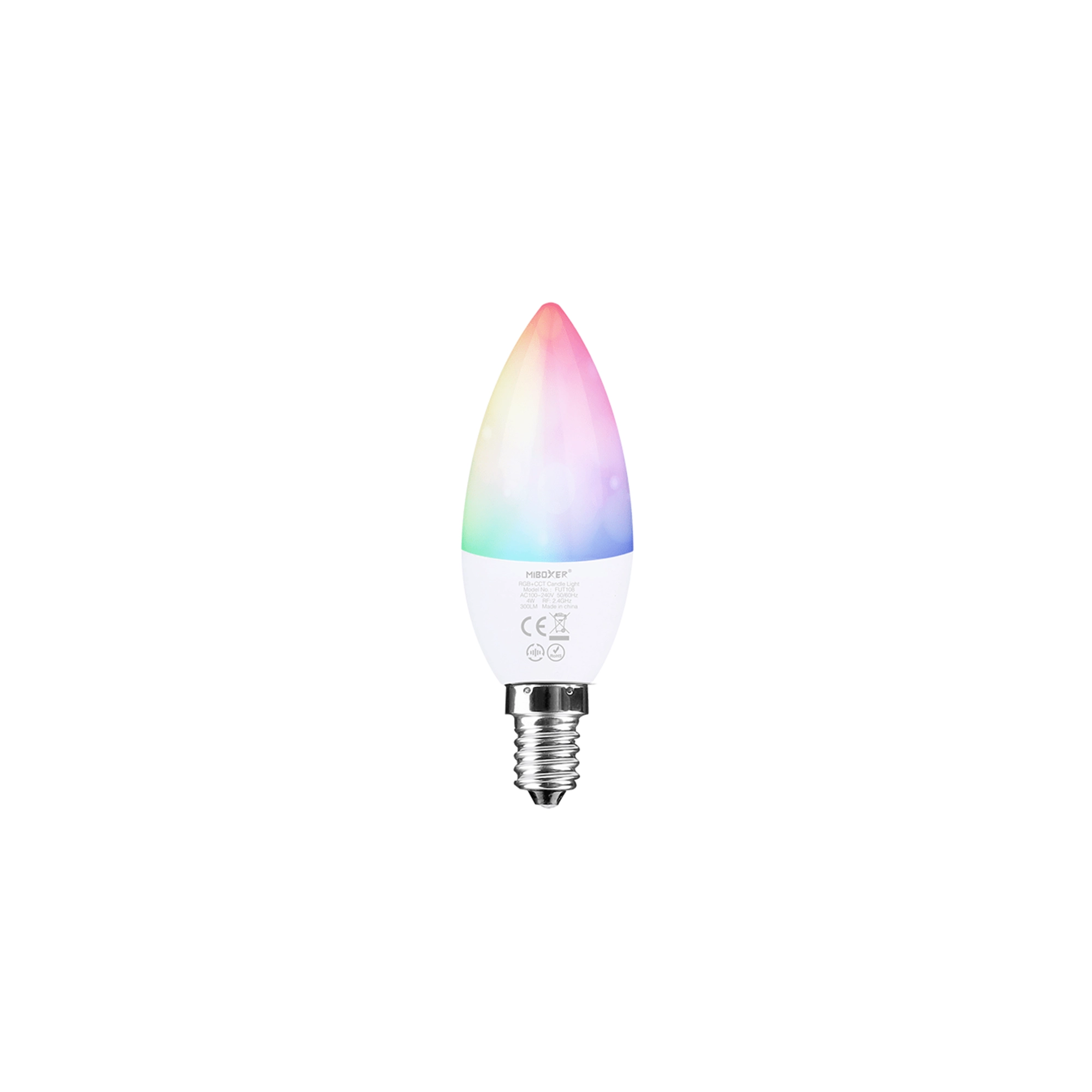 WSU Lights Mi-Light LED Lampe E14 - 4 Watt - RGB+CCT - 75lm/W WSU Lights Mi-Light LED Lampe E14 - 4 Watt - RGB+CCT - 75lm/W