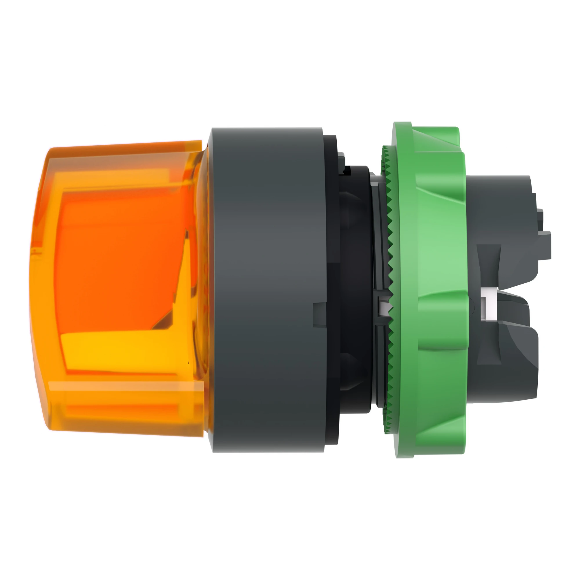 Schneider Electric ZB5AK1253 Illuminated Selector Switch, Front Element, Harmony XB5, Plastic, 22mm Orange, for Universal LED, 2 Positions, Latching (img_005)