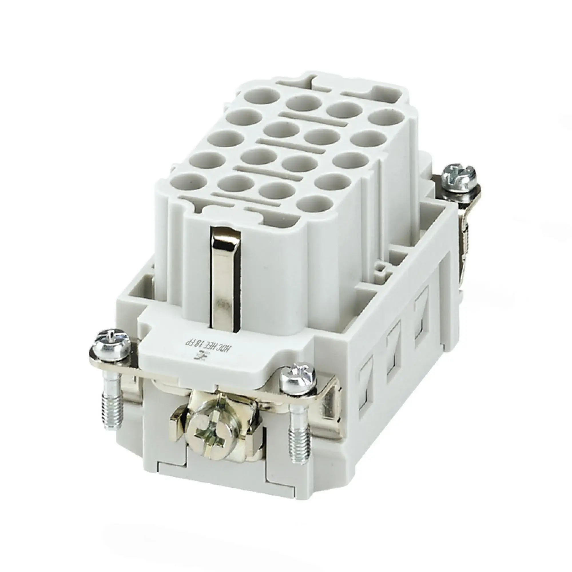 Weidmüller 3023940000 Contact insert (industry plug-in connectors), Female, 500 V, 16 A, Number of poles: 18, PUSH IN, Size: 4 (img_001)