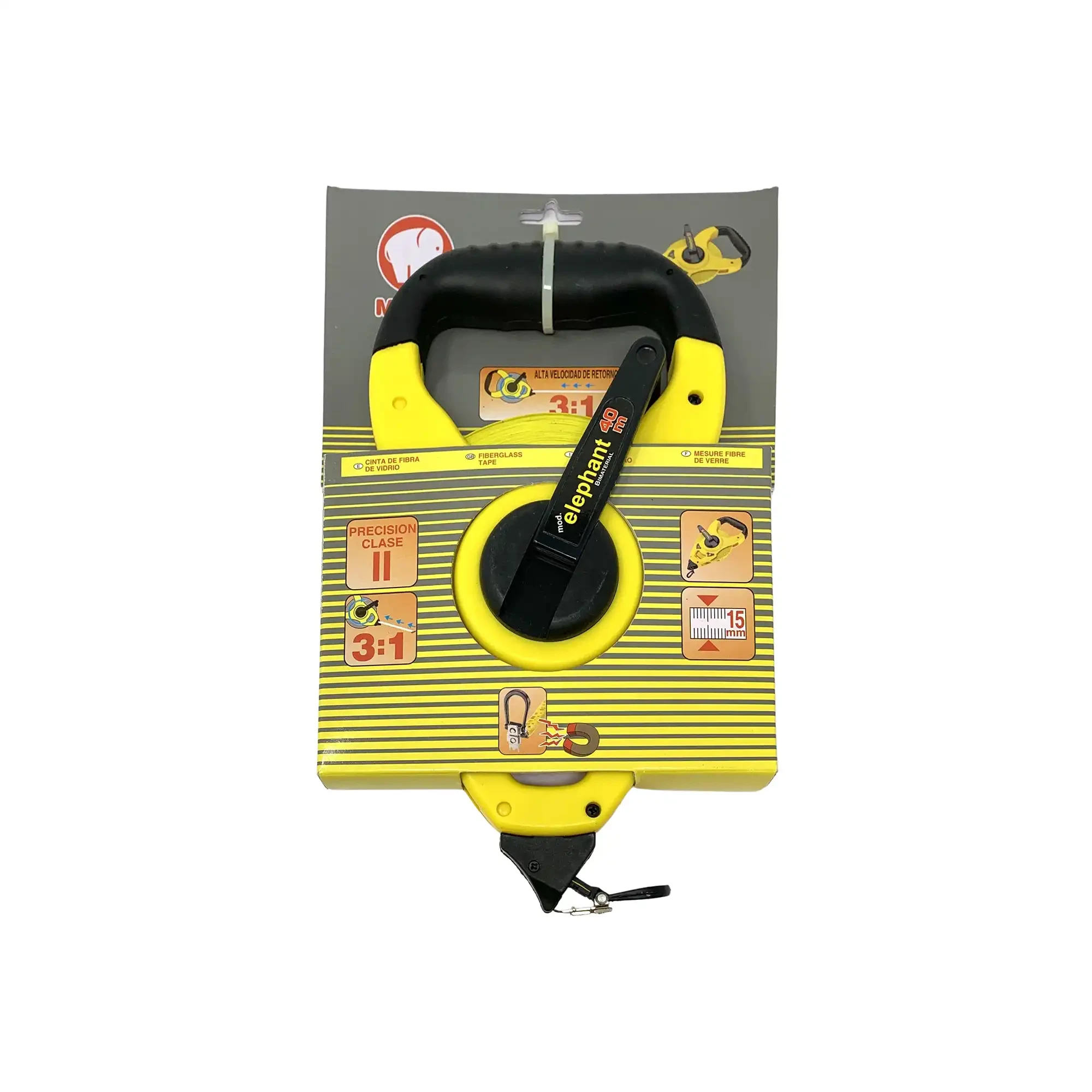 MEDID 166040 Class II fibreglass measuring tape in blister packaging 40m (img_001)