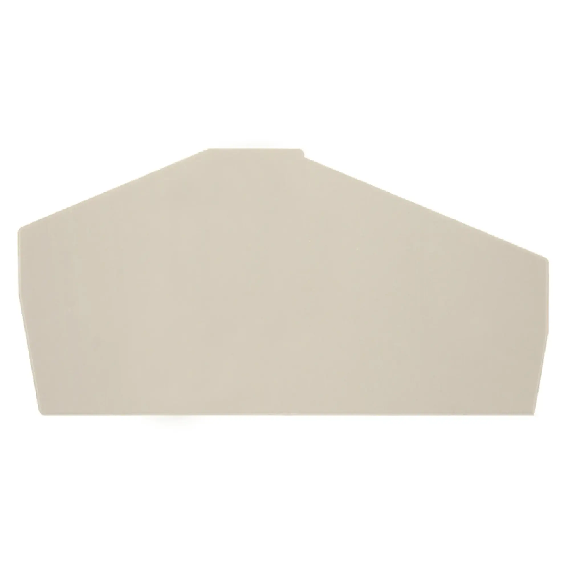 Weidmüller 1807010000 End plate (terminals), dark beige, Height: 75.1 mm, Width: 2 mm, V-0, Wemid (img_001)