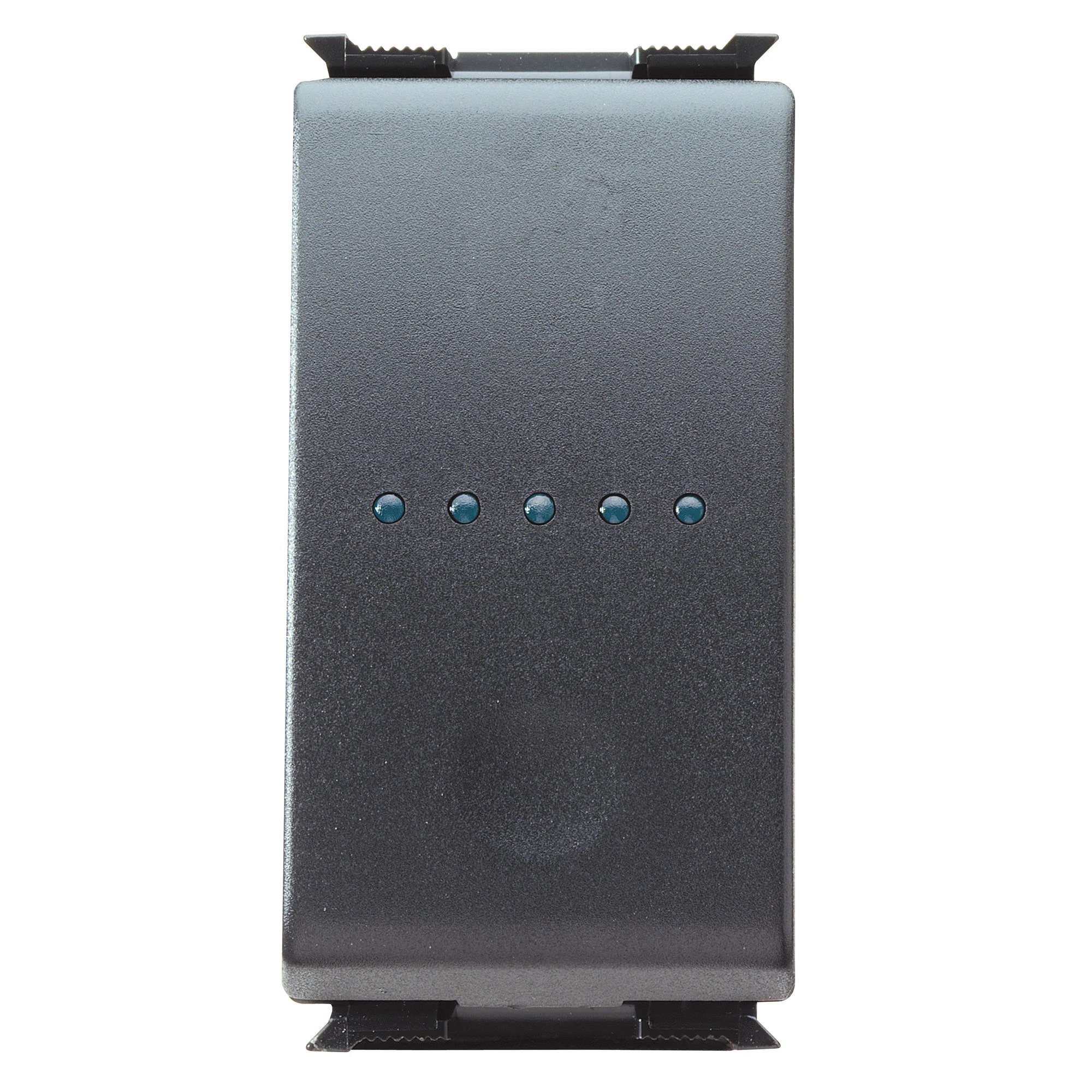 GEWISS GW30022 PUSH-BUTTON 1P 250V ac - NO 16A ILLUMINABLE - NIGHT-TIME BACKLIT - 1 MODULE - PLAYBUS (img_001)