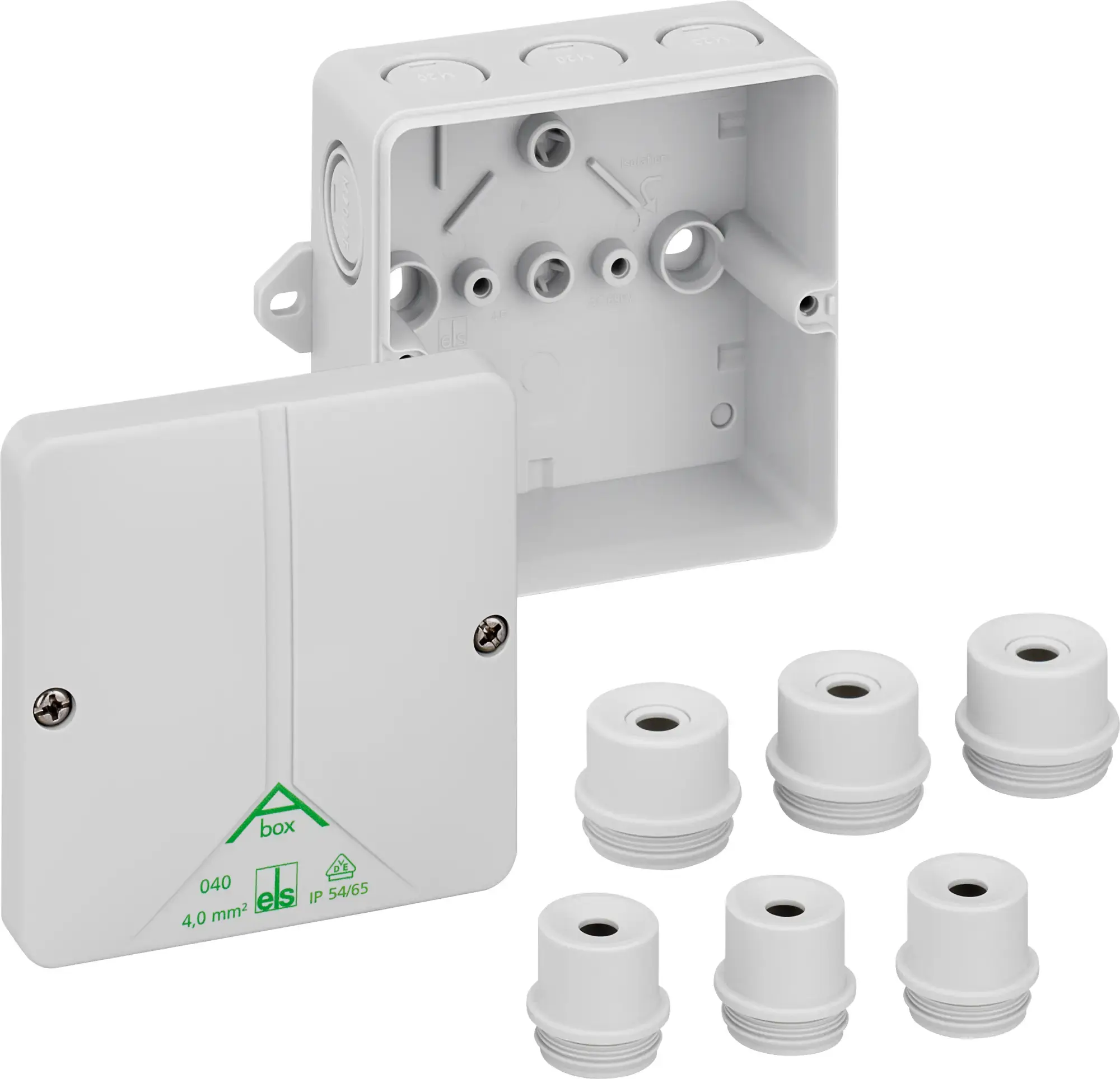 Spelsberg 81290701 Junction box, Type of protection IP54/IP65 , Max. conductor cross section 4², Impact strength IK07, Protection class II, Ui 690V AC, VDE, Halogen free (img_001) Spelsberg 81290701 Junction box, Type of protection IP54/IP65 , Max. conductor cross section 4², Impact strength IK07, Protection class II, Ui 690V AC, VDE, Halogen free (img_001)