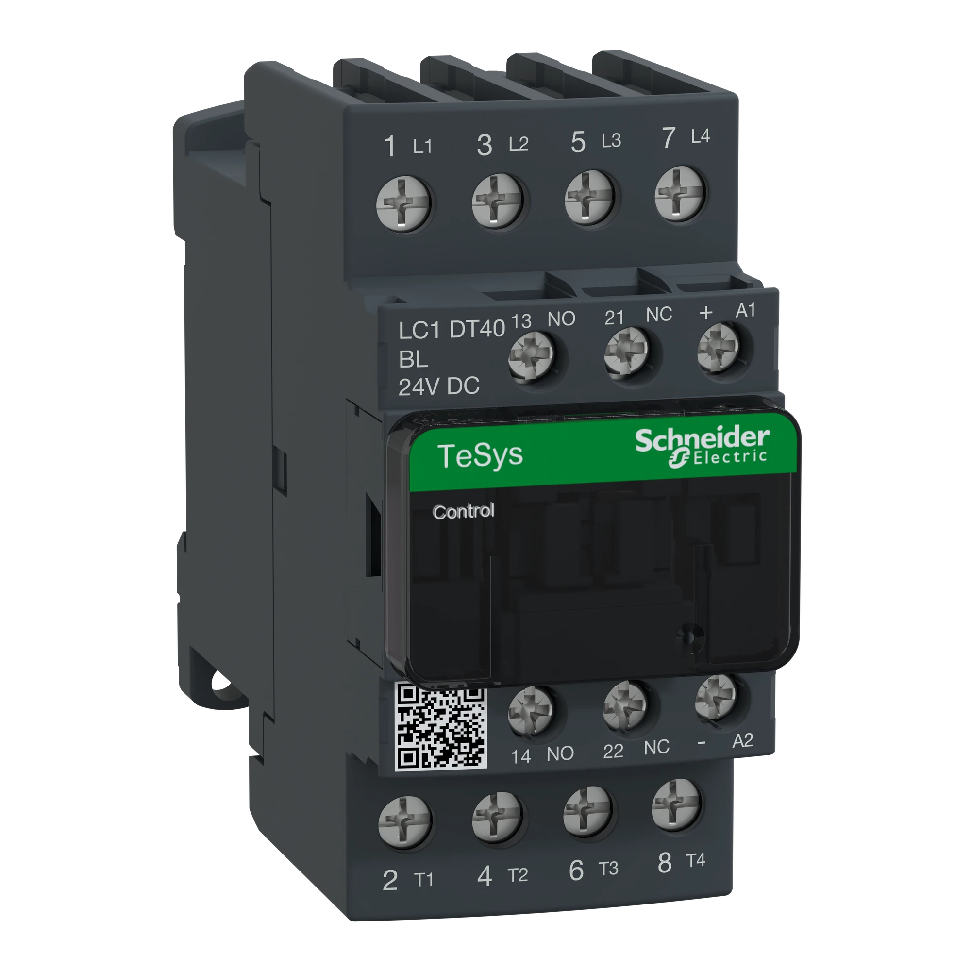 Schneider Electric LC1DT40BL Power contactor LC1D 4p, +1NO+1NC, Coil 24 V DC (img_001)