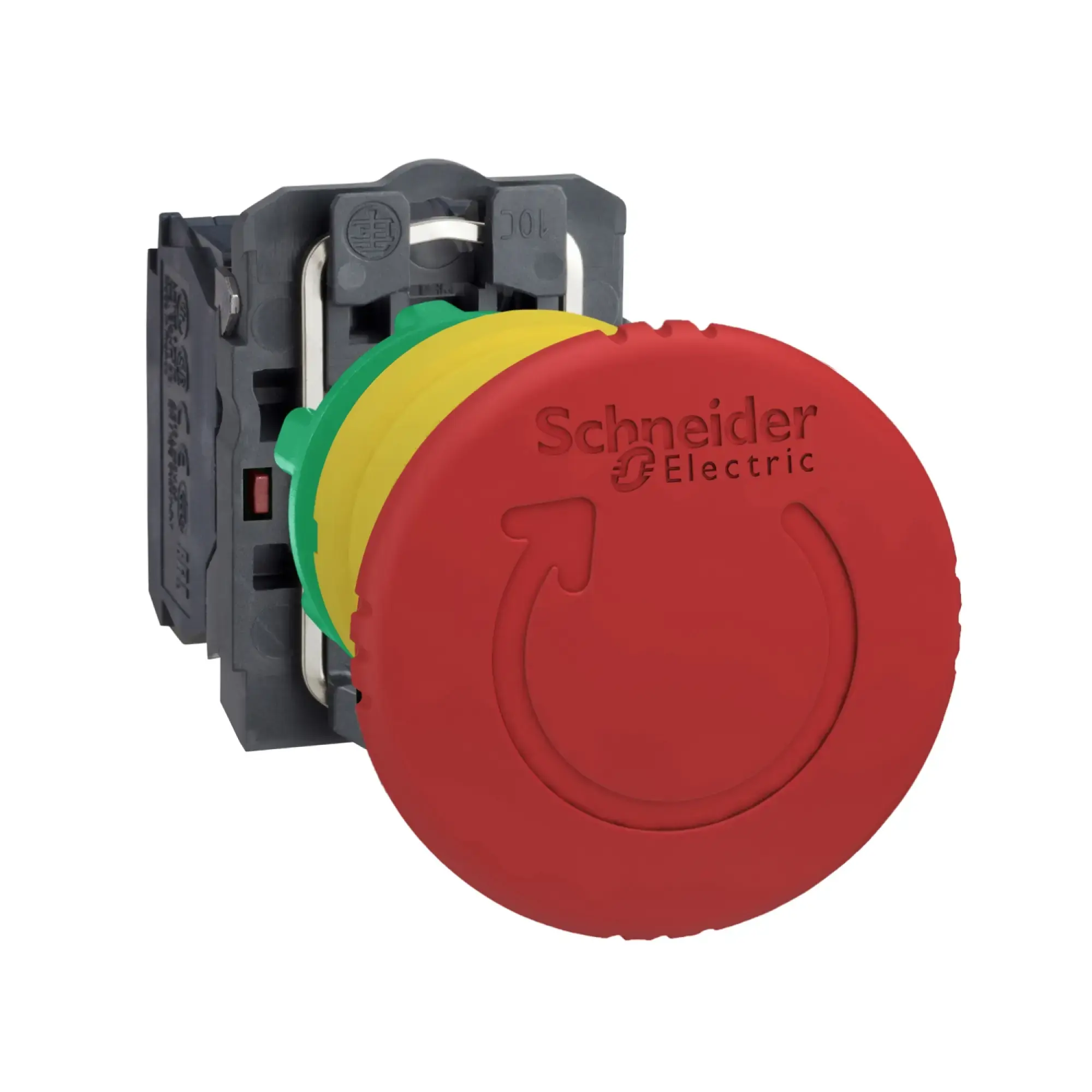 Schneider Electric XB5AS8445 Emergency Stop/Emergency Stop Switch, Harmony XB5, Plastic, Twist Release, 22mm, Mushroom 40mm, 1NC + 1NO (img_004)
