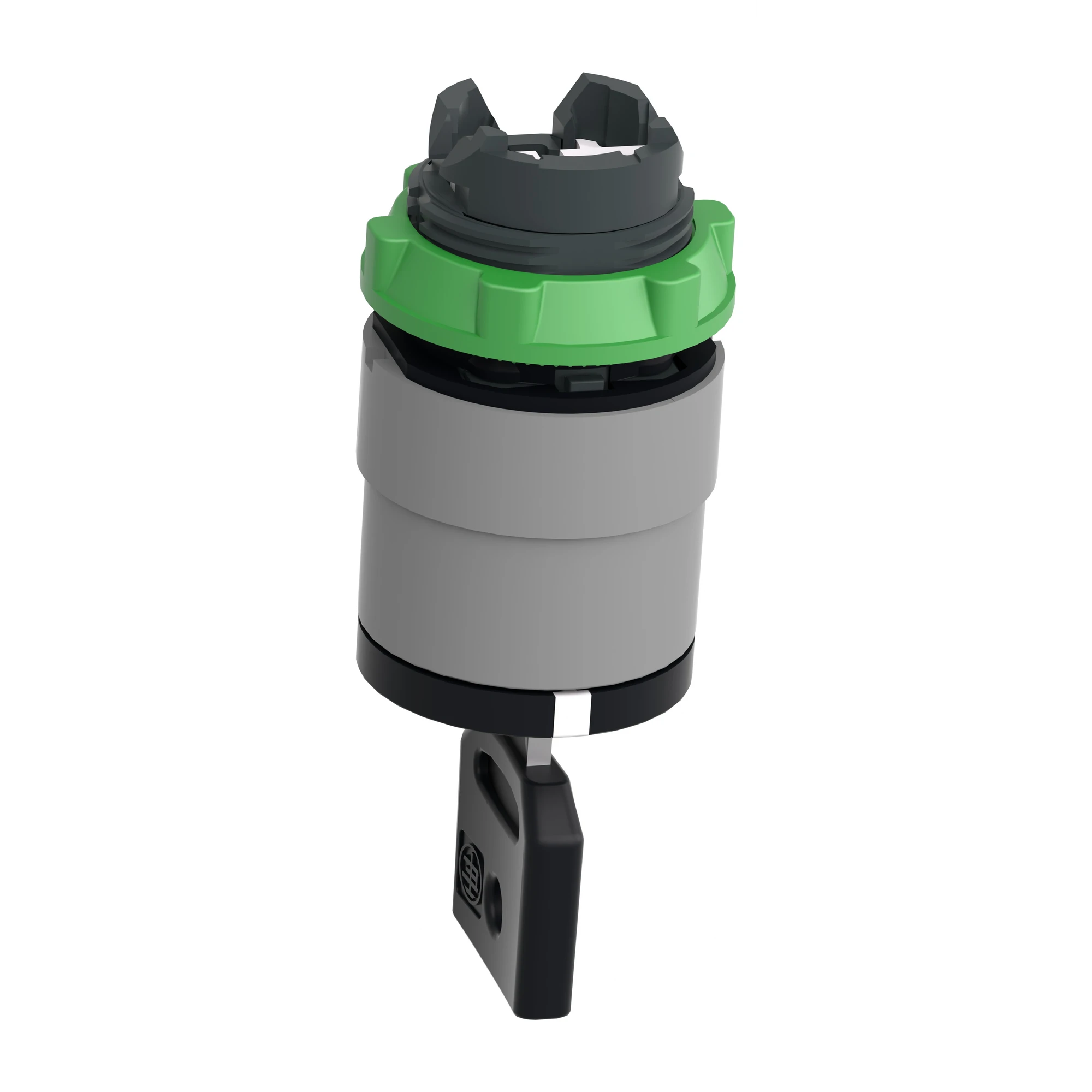 Schneider Electric ZB5AG0C0 Key switch, Front element, Harmony XB5, Plastic, 22mm, light grey, black, 3 positions, latching (img_005) Schneider Electric ZB5AG0C0 Key switch, Front element, Harmony XB5, Plastic, 22mm, light grey, black, 3 positions, latching (img_005)