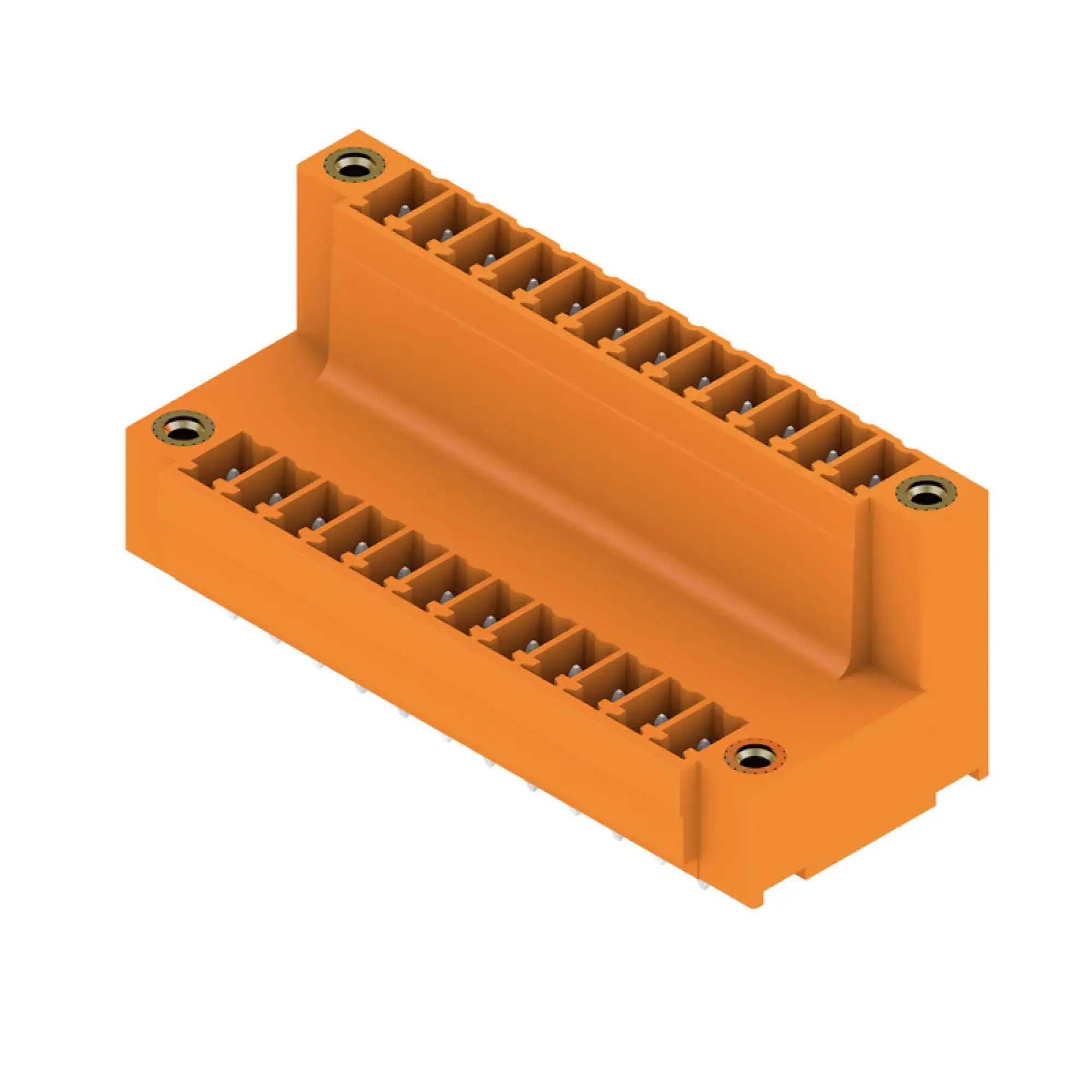 Weidmüller 1035090000 PCB connector (board connection), 160 V, 17.5 A, Pitch in mm: 3.81, Number of poles: 24, THT solder connection, Box (img_001)