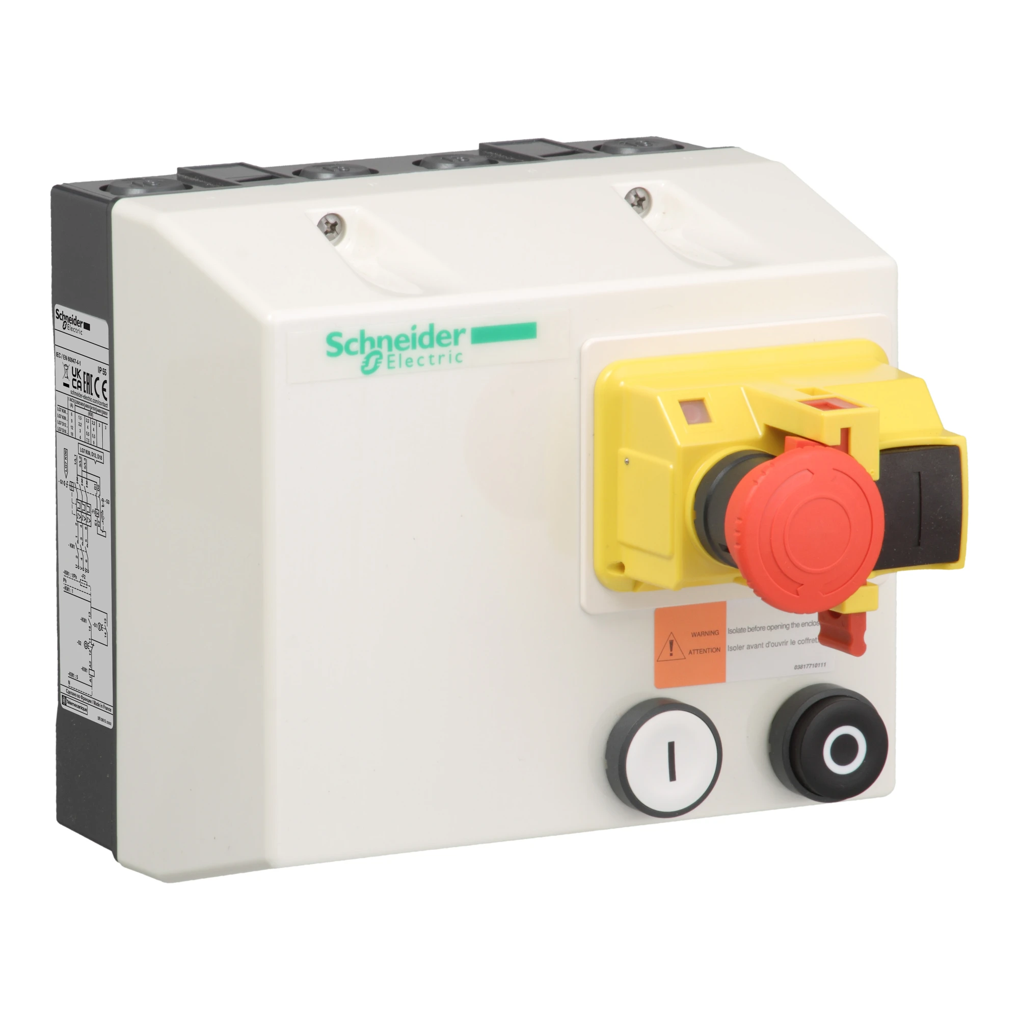 Schneider Electric LG7K06V707 Starter with emergency stop LG7-K, IP 657, 1 rotary, 0.75kW -Coil 440V (img_001) Schneider Electric LG7K06V707 Starter with emergency stop LG7-K, IP 657, 1 rotary, 0.75kW -Coil 440V (img_001)