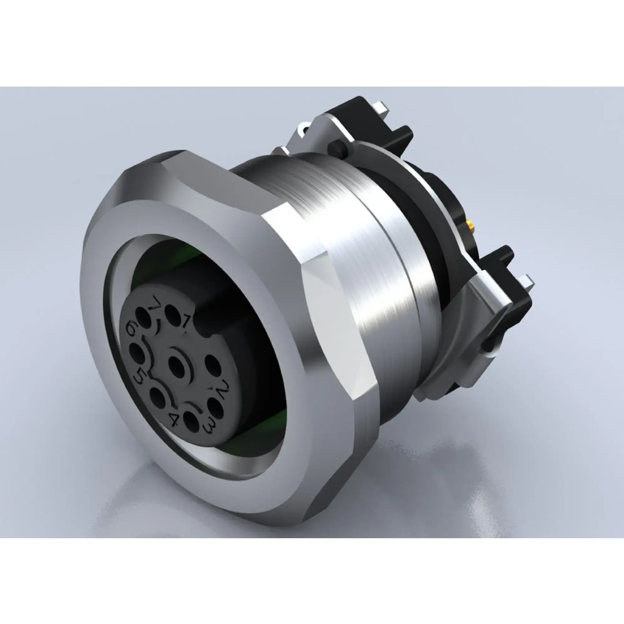 Weidmüller 2423140000 Circular plug connector, installation (PCB connection system), M12, Number of poles: 5, M 14 (img_001)