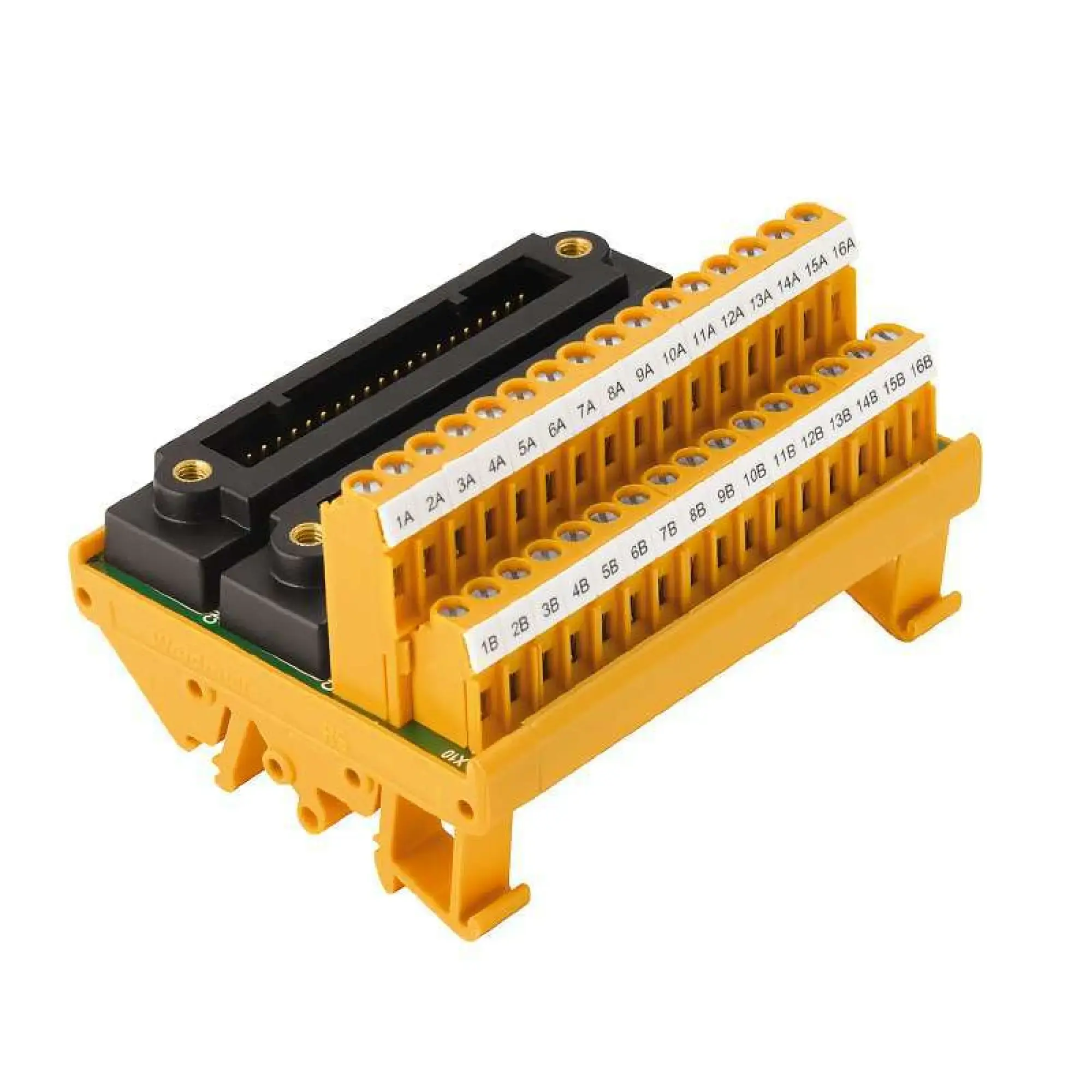 Weidmüller 1371530000 Interface module with terminal, connector, 2 x KS (40P), 40-pole plug, LL2N 5.08 mm, Screw connection (img_001)