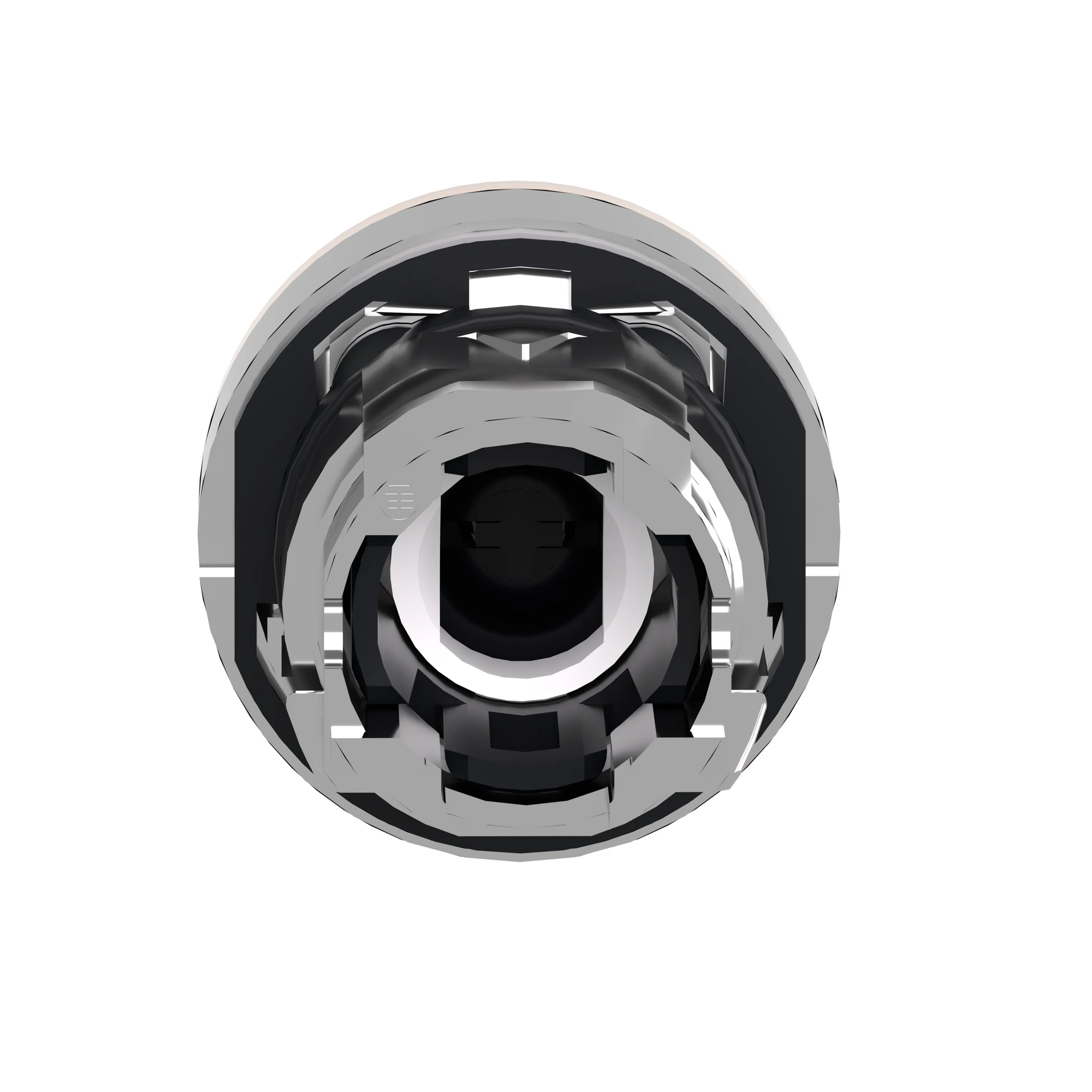 Schneider Electric ZB4BA58 Illuminated push-button, front element, Harmony XB4, metal, 22mm, orange, momentary, for universal LED, for insert labels (img_003)