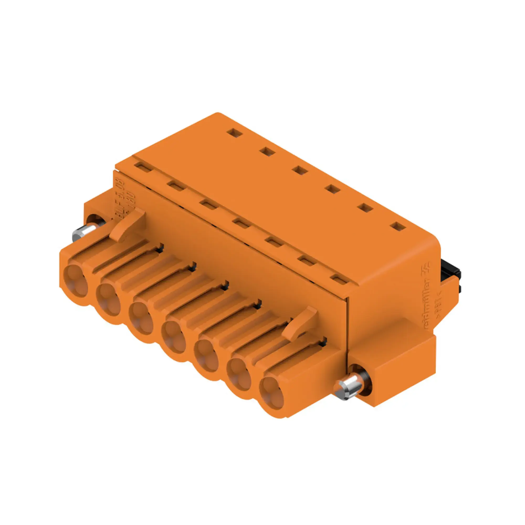 Weidmüller 1013140000 PCB connector (wire connection), 320 V, 24 A, Pitch in mm: 5.08, 3.31 mm², Number of poles: 7, PUSH IN with actuator, Box (img_001)