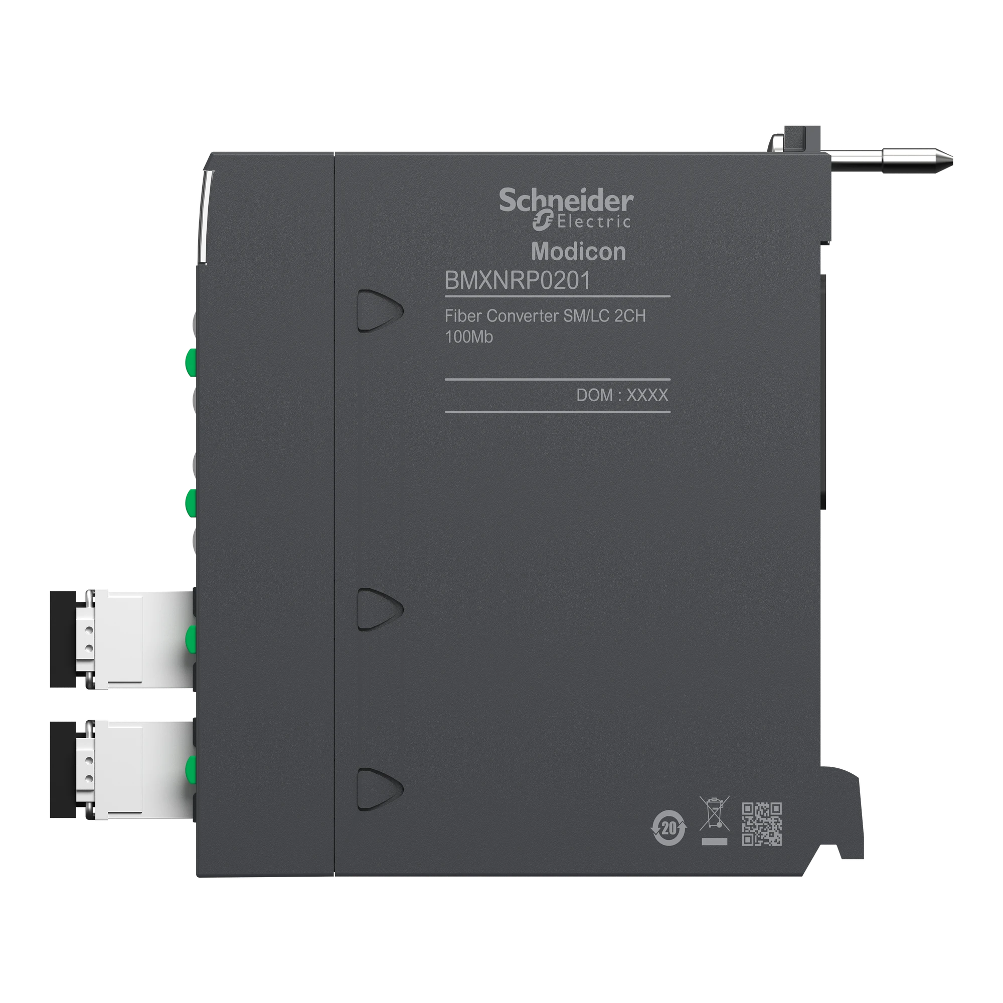 Schneider Electric BMXNRP0201 Modicon X80 Fiber Optic Converter 2 Channels 100Base-TX to FX SM/LC (img_007) Schneider Electric BMXNRP0201 Modicon X80 Fiber Optic Converter 2 Channels 100Base-TX to FX SM/LC (img_007)