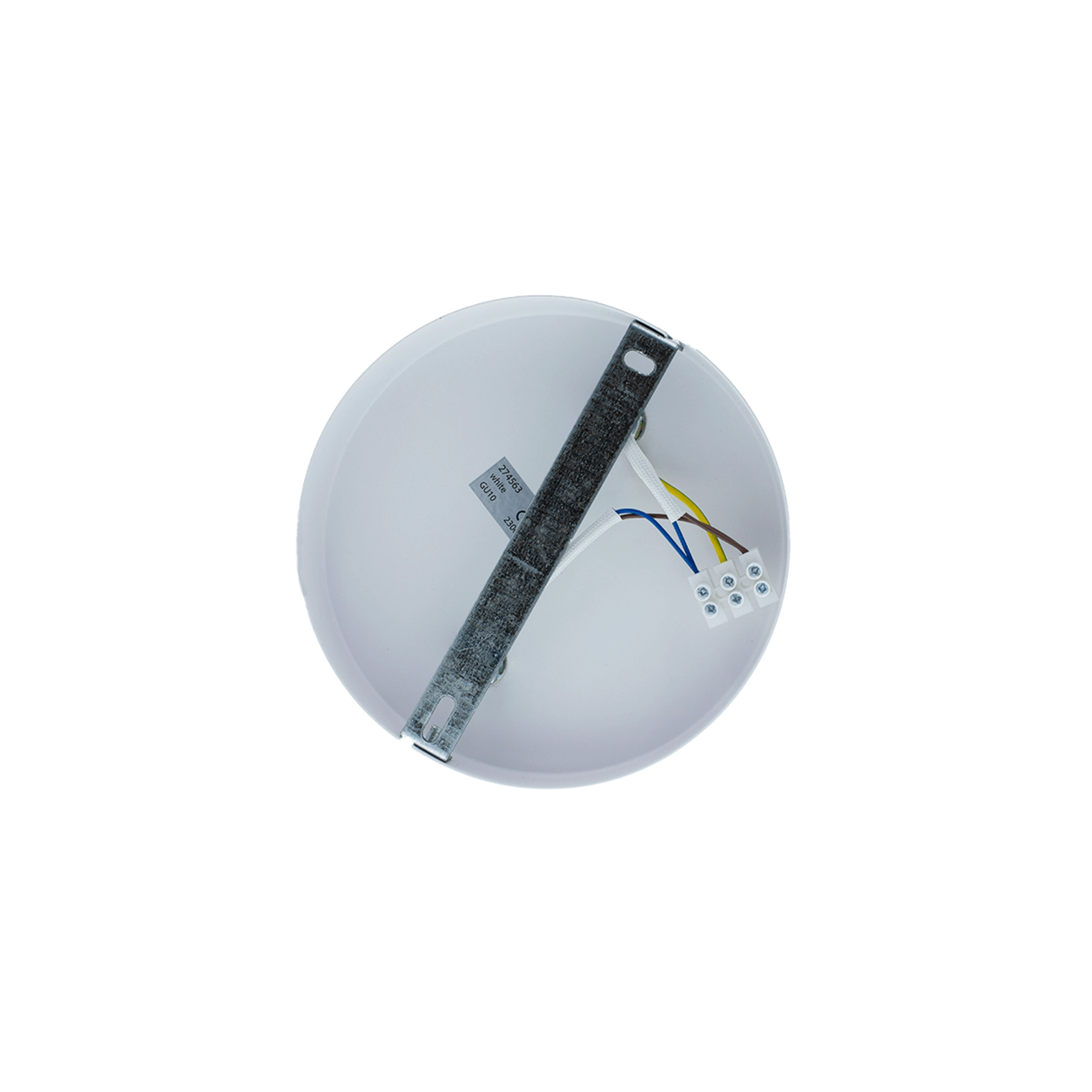 WSU Lights LED 1x GU10 Ceiling light Saloka white - 120x150mm - IP22 WSU Lights LED 1x GU10 Ceiling light Saloka white - 120x150mm - IP22