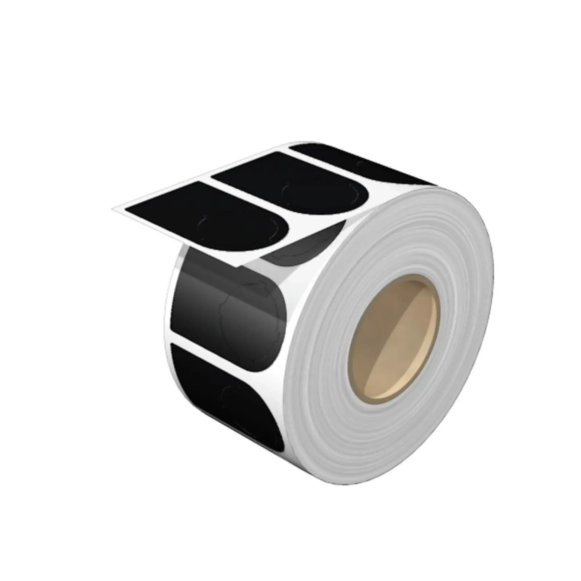 Weidmüller 2496950000 Device marking, Width: 27 mm, Polyester, black, Operating temperature range: -40...120 °C (img_001)