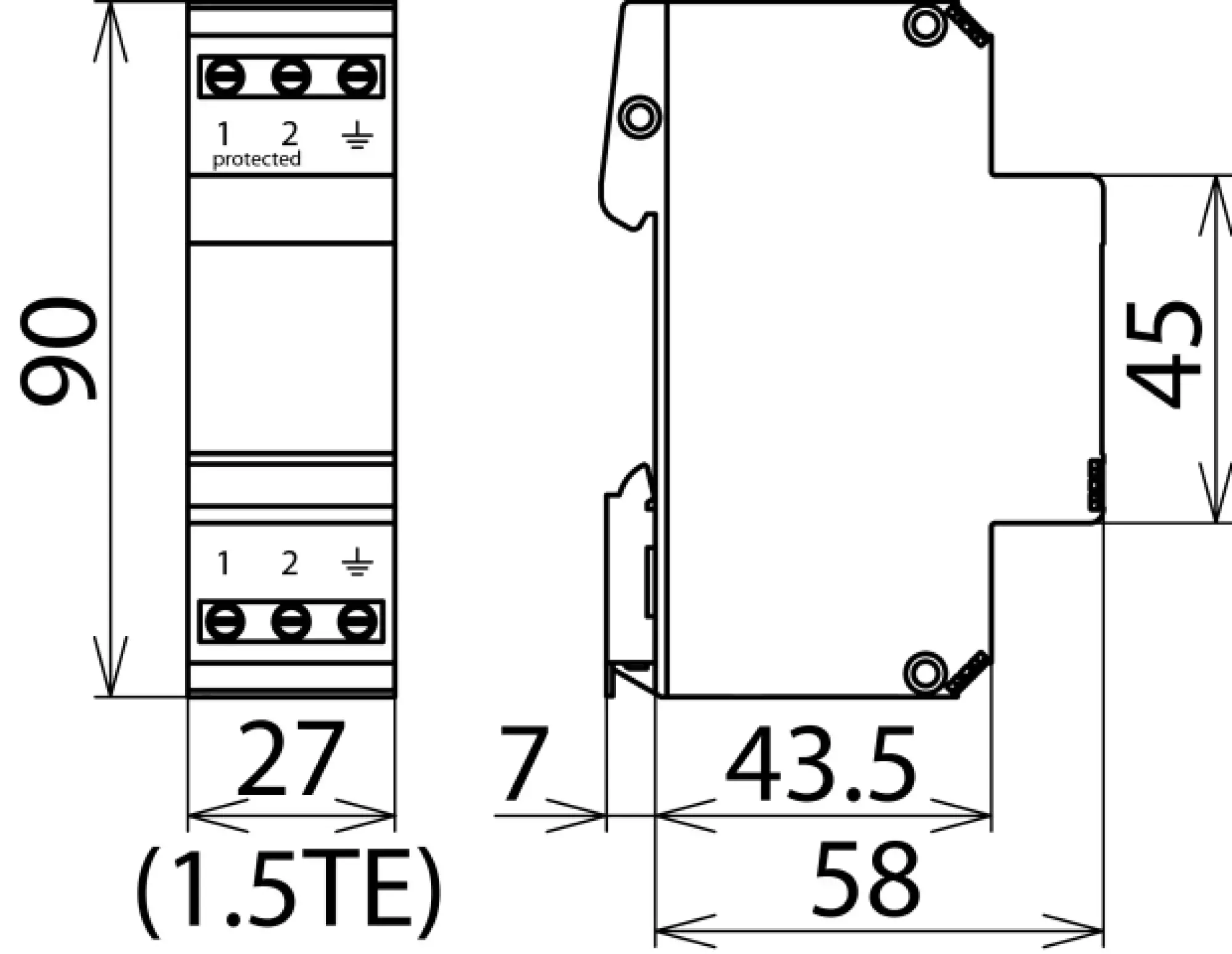 Dehn 918409 Combined arrester BLITZDUCTOR VT for d.c. supply systems (img_002) Dehn 918409 Combined arrester BLITZDUCTOR VT for d.c. supply systems (img_002)