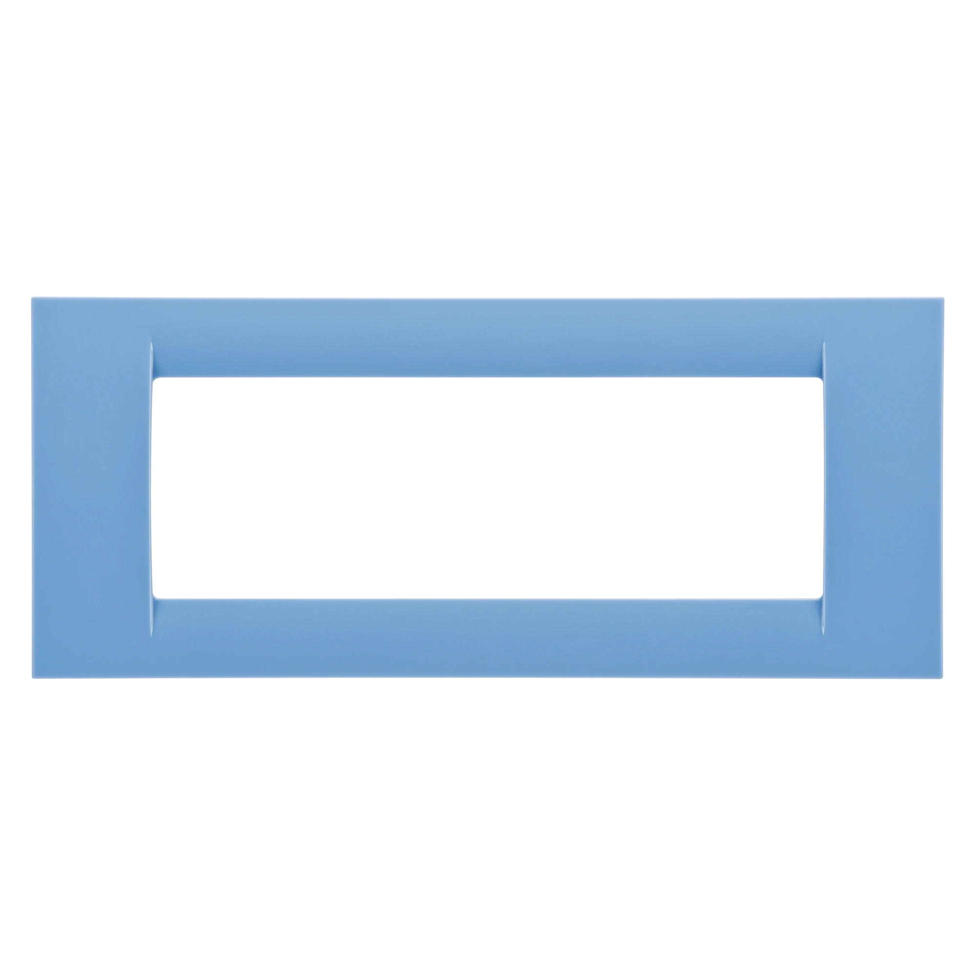 GEWISS GW22166 VIRNA PLATE - IN TECHNOPOLYMER GLOSS FINISHING - 6 GANG - SKY BLUE - SYSTEM (img_001) GEWISS GW22166 VIRNA PLATE - IN TECHNOPOLYMER GLOSS FINISHING - 6 GANG - SKY BLUE - SYSTEM (img_001)