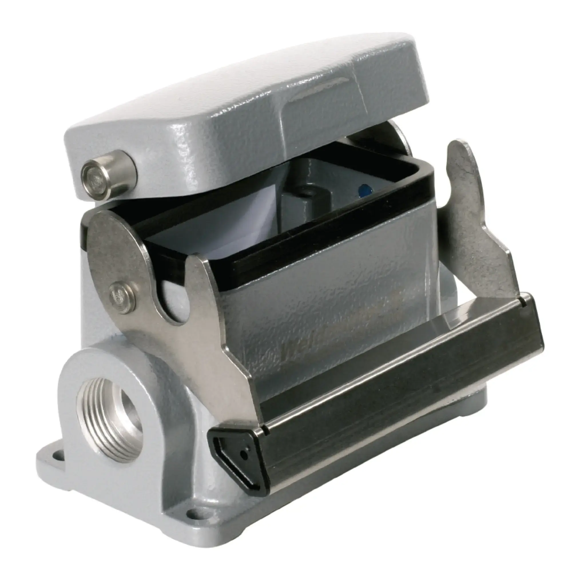 Weidmüller 1655680000 Housing (industry plug-in connectors), Base housing, End-locking clamp, lower side, Size: 4, IP65 (in plugged condition) (img_001) Weidmüller 1655680000 Housing (industry plug-in connectors), Base housing, End-locking clamp, lower side, Size: 4, IP65 (in plugged condition) (img_001)