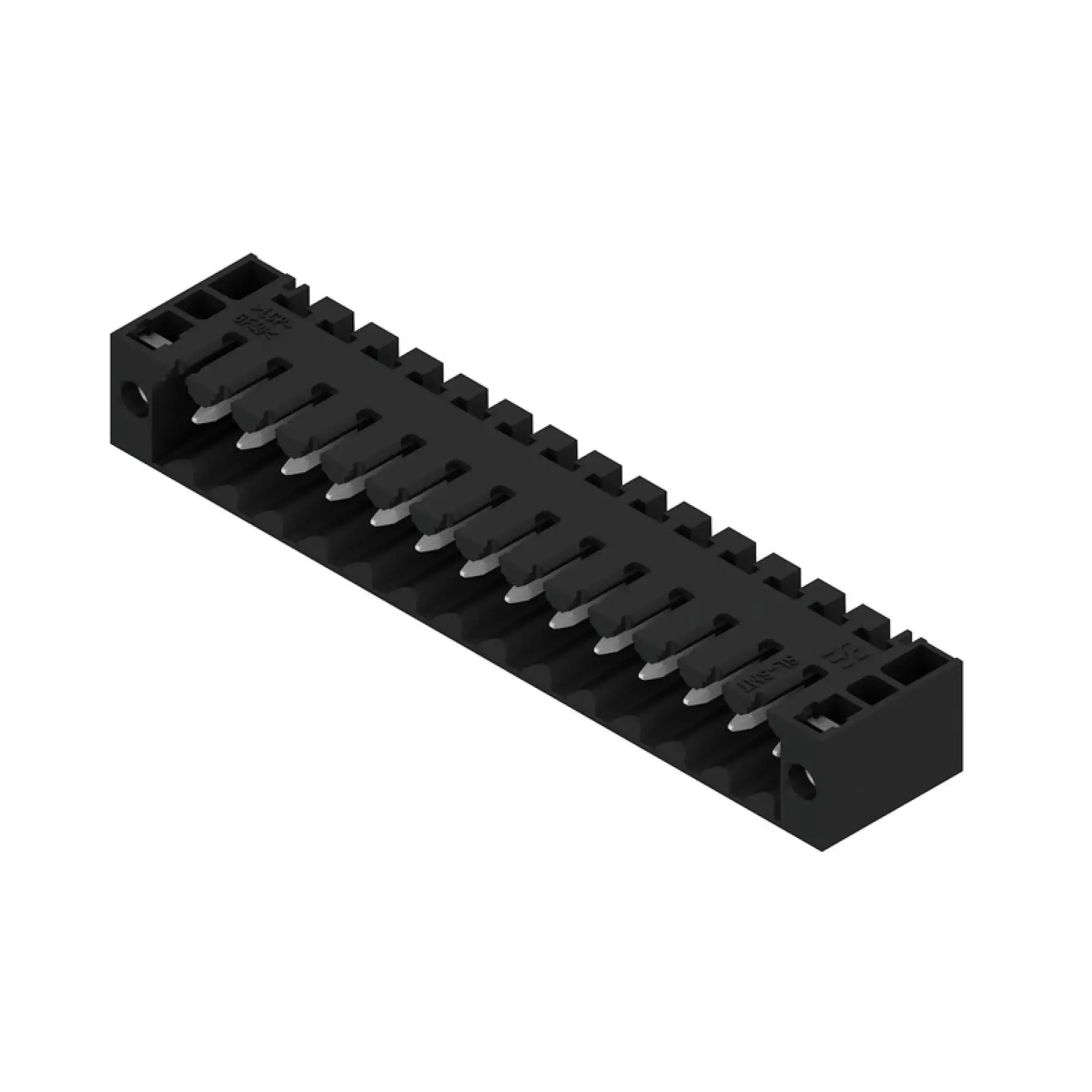 Weidmüller 1045050000 PCB connector (board connection), 160 V, 15 A, Pitch in mm: 3.50, Number of poles: 14, THT/THR solder connection, Tape (img_001)